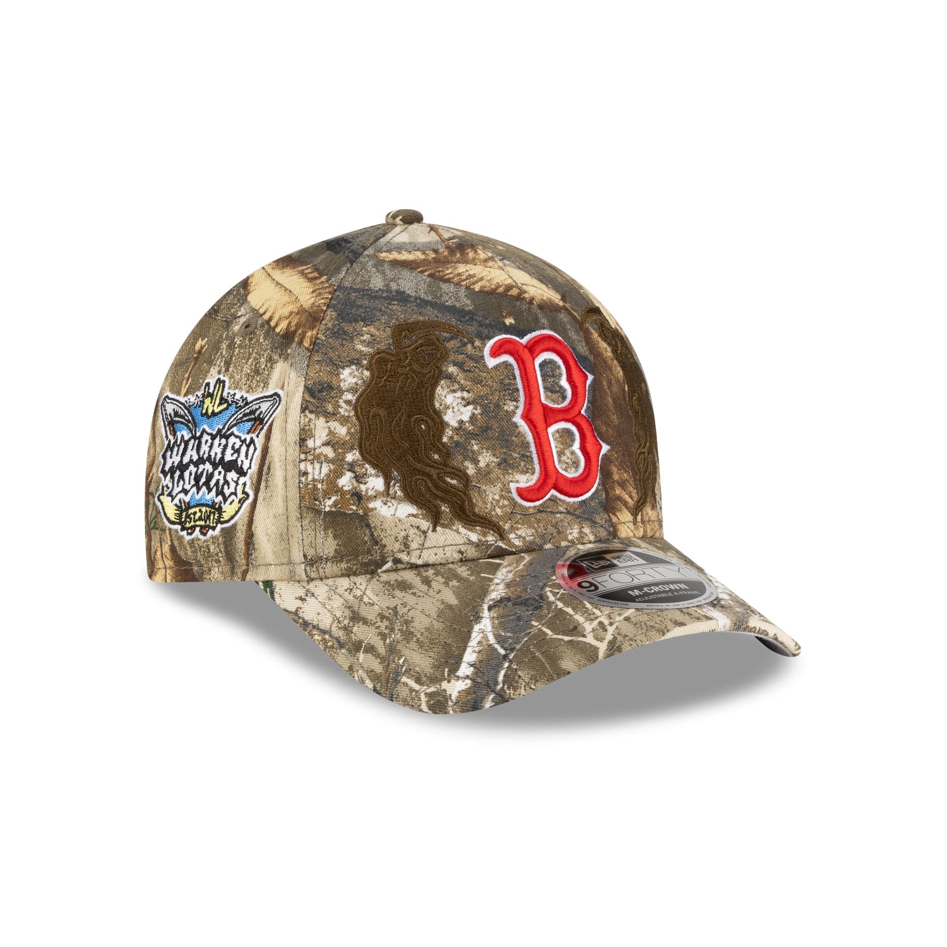 Warren Lotas x Boston Red Sox Realtree 9FORTY M-Crown A-Frame Snapback Hat - Nextgenmallstore