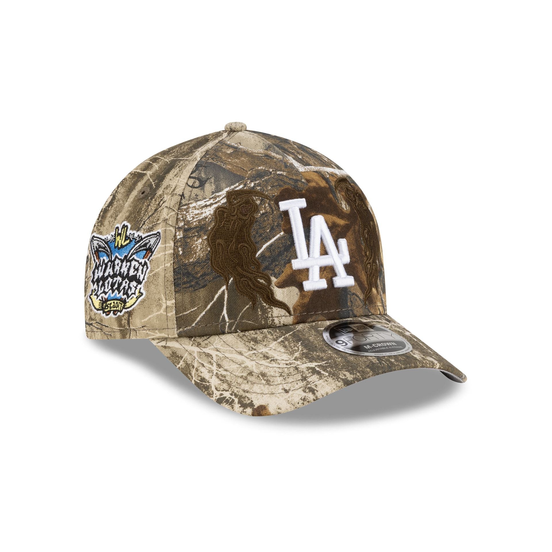 Warren Lotas x Los Angeles Dodgers Realtree 9FORTY M-Crown A-Frame Snapback Hat - Nextgenmallstore