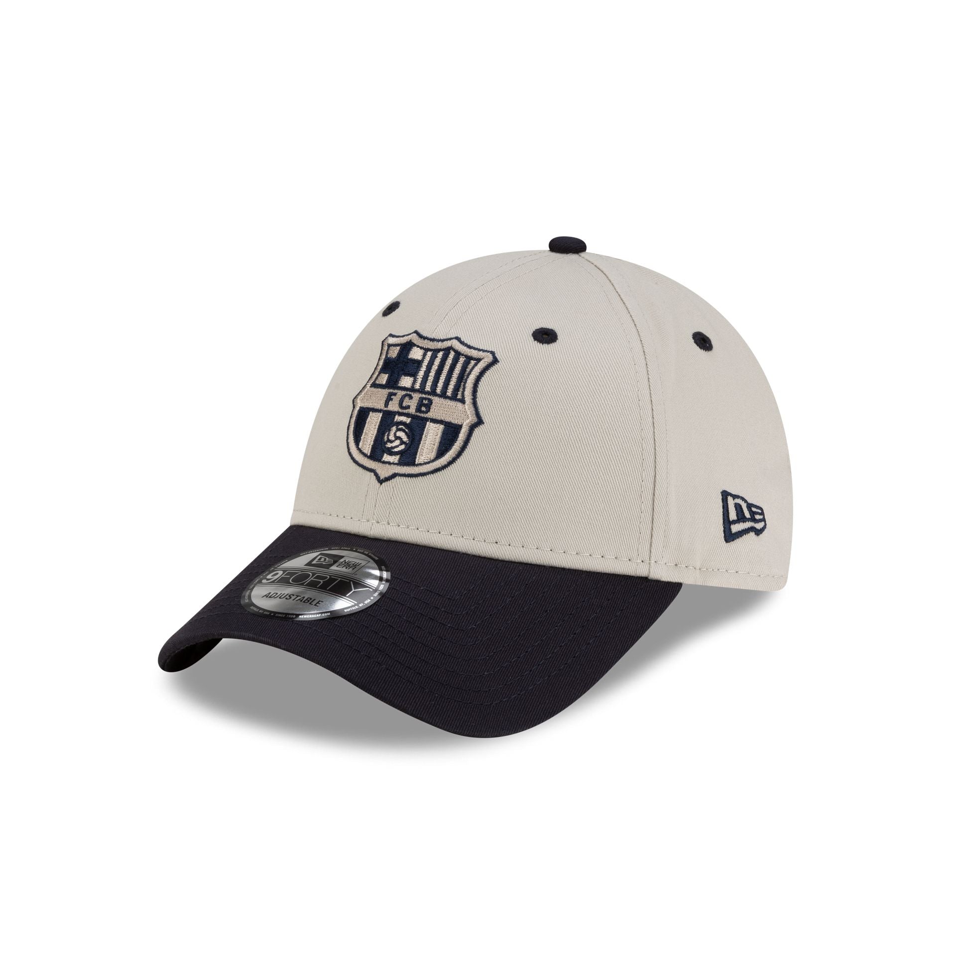 FC Barcelona Contrast Stone 9FORTY Adjustable Hat - Nextgenmallstore