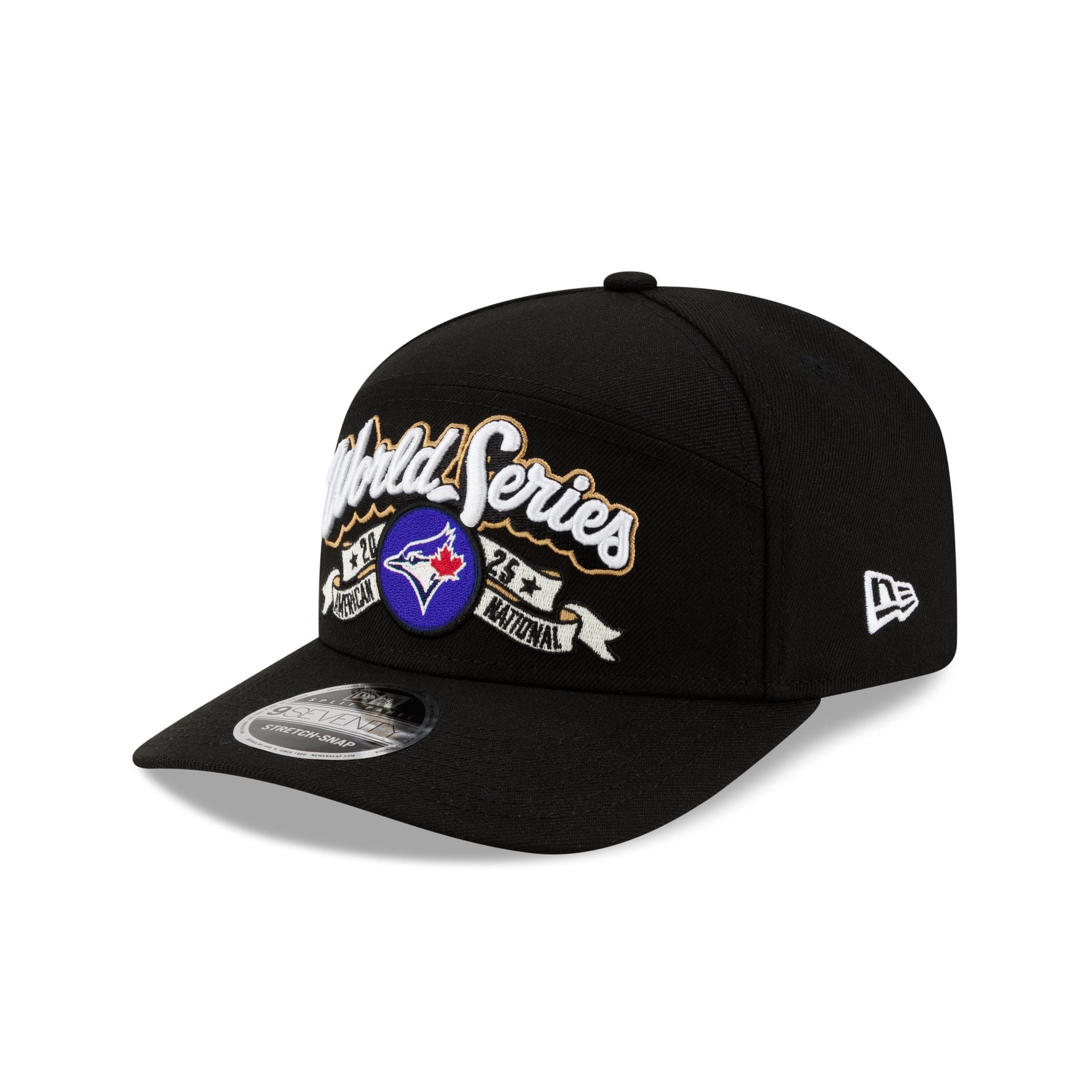 Toronto Blue Jays 2025 League Championship Series Locker Room Split Panel 9SEVENTY Stretch-Snap Hat - Nextgenmallstore