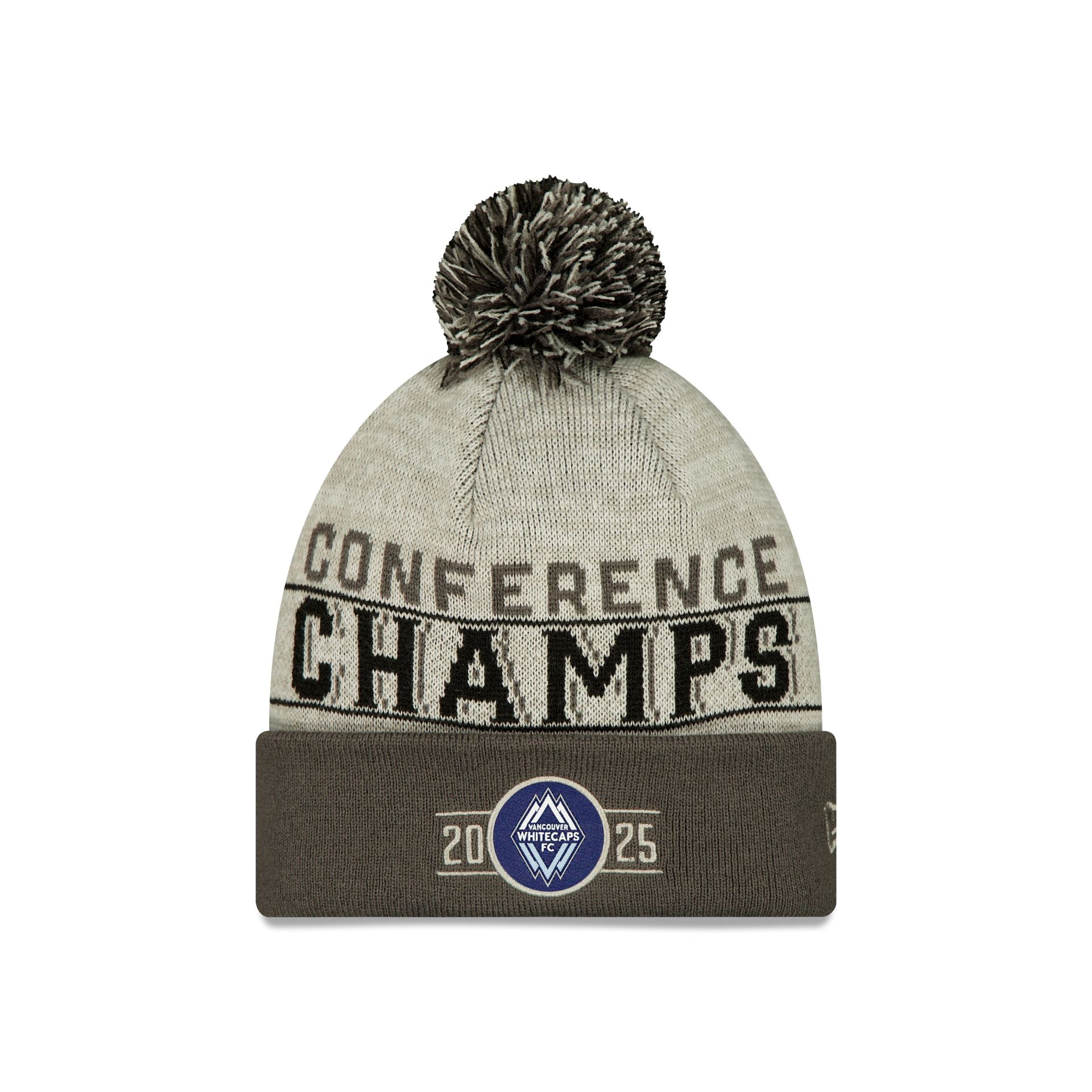 Vancouver Whitecaps 2025 Conference Champions Pom Knit Hat - Nextgenmallstore