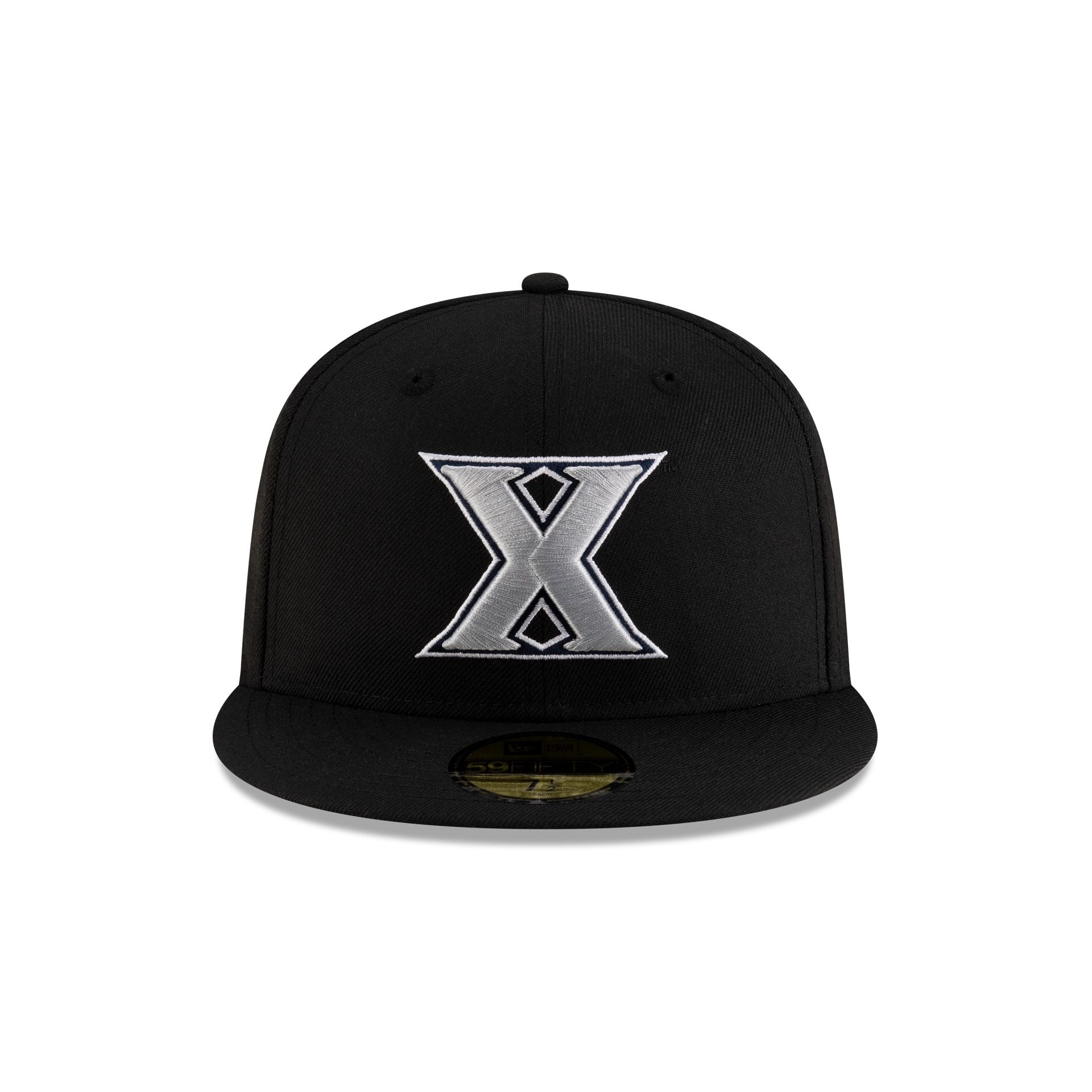 Xavier Musketeers Black 59FIFTY Fitted Hat
