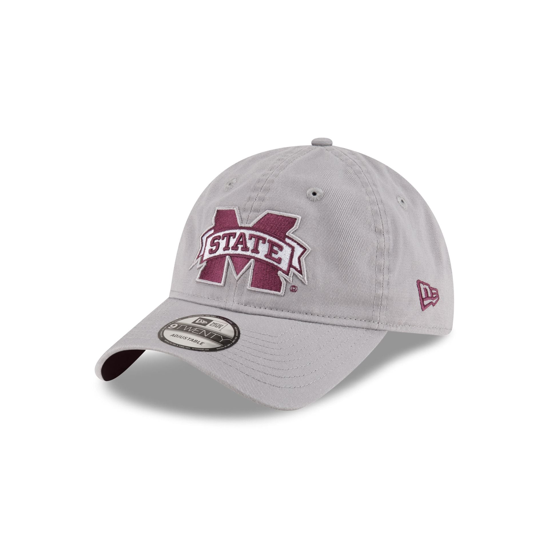 Mississippi State Bulldogs Gray 9TWENTY Adjustable Hat - Nextgenmallstore