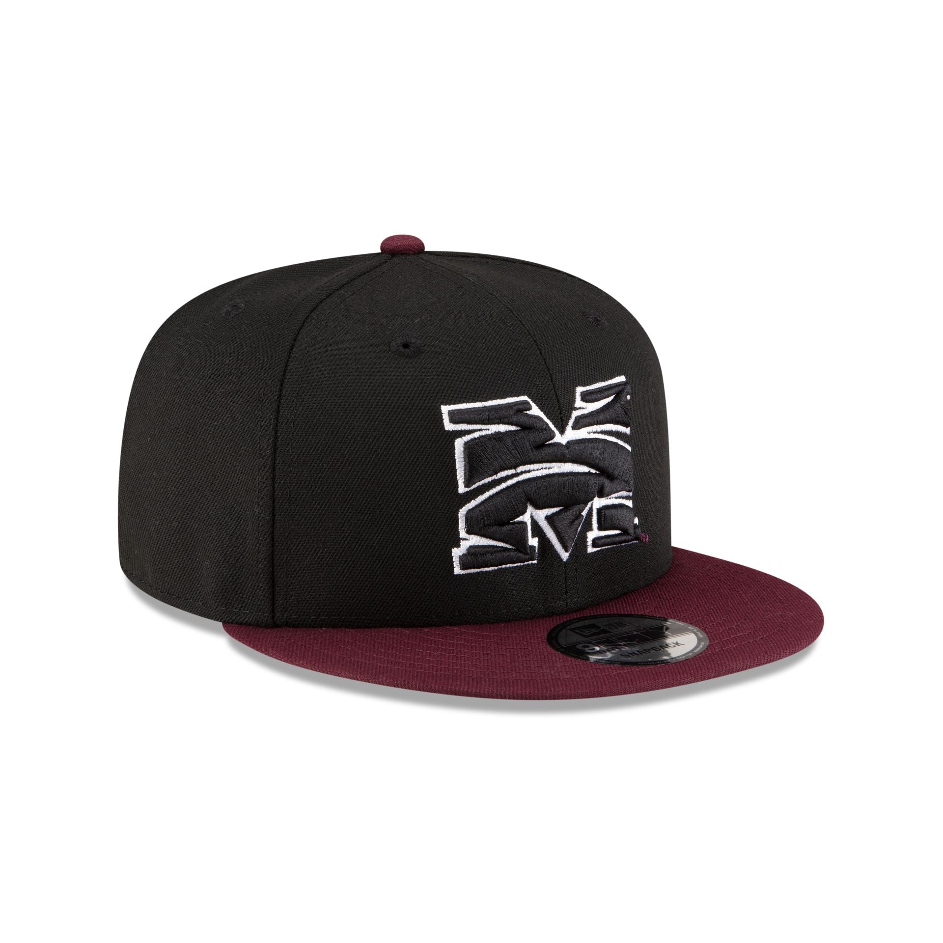 Morehouse Tigers Black Maroon 9FIFTY Snapback Hat - Nextgenmallstore