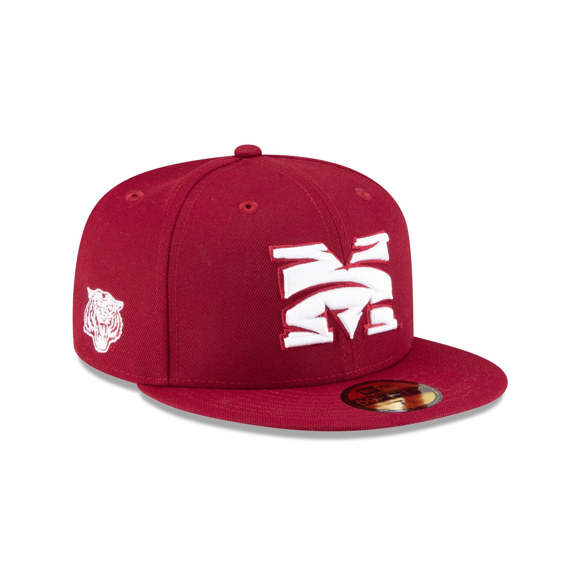 Morehouse Tigers Stripes 59FIFTY Fitted Hat - Nextgenmallstore