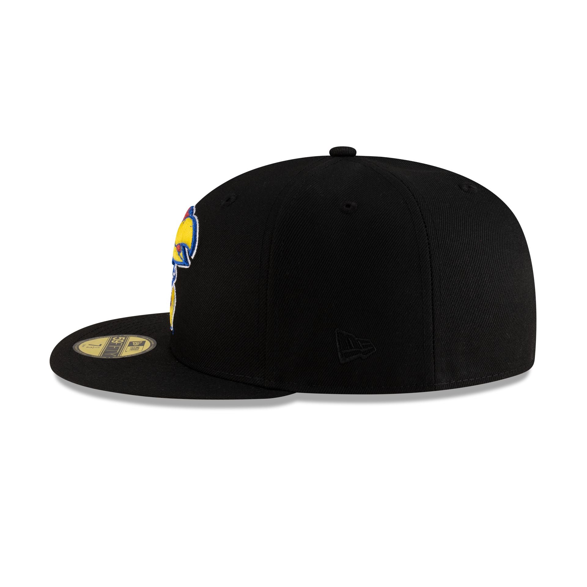 Kansas Jayhawks College Vault Black 59FIFTY Fitted