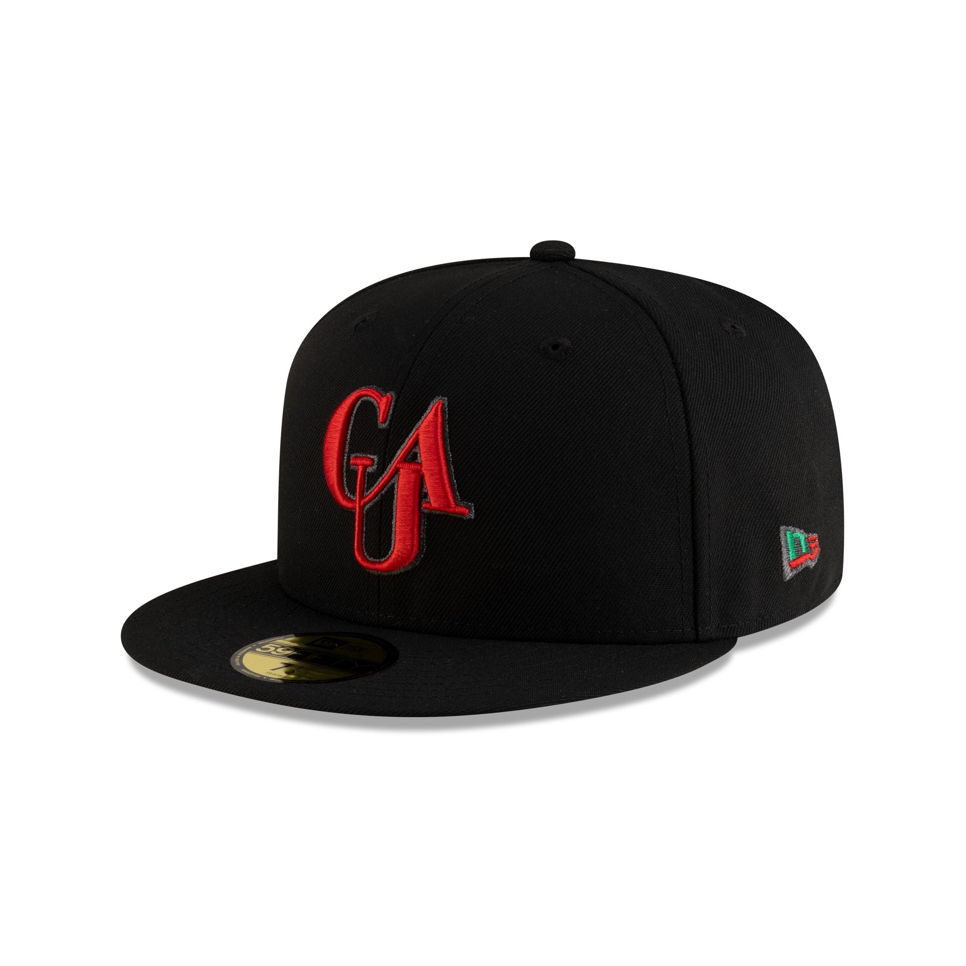Clark Atlanta Panthers Black 59FIFTY Fitted Hat