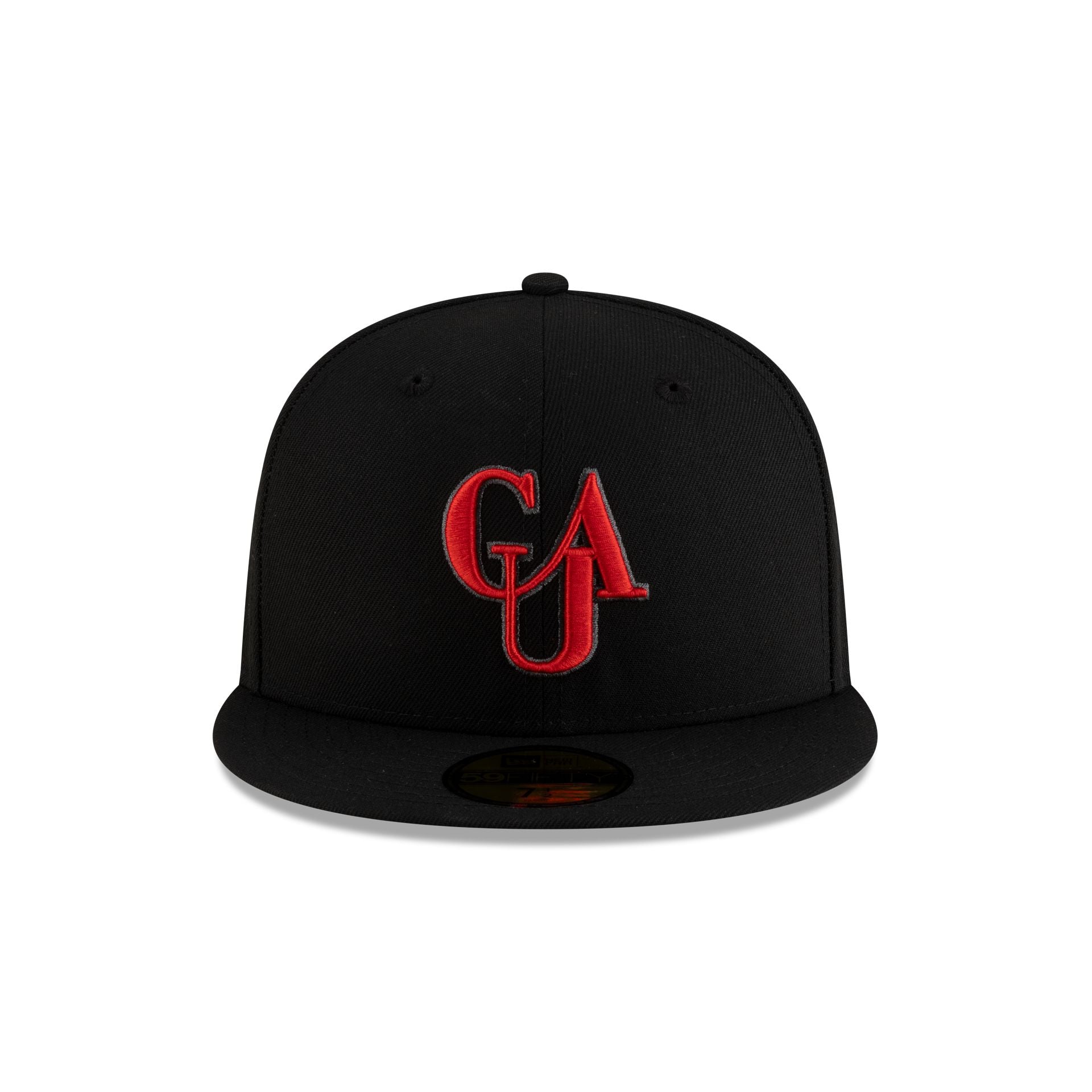 Clark Atlanta Panthers Black 59FIFTY Fitted Hat