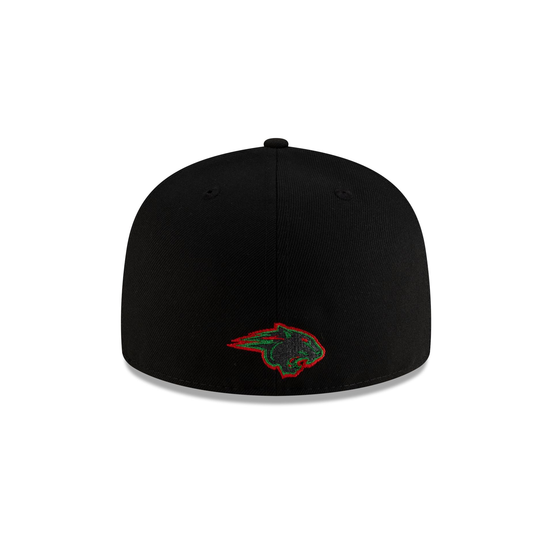 Clark Atlanta Panthers Black 59FIFTY Fitted Hat