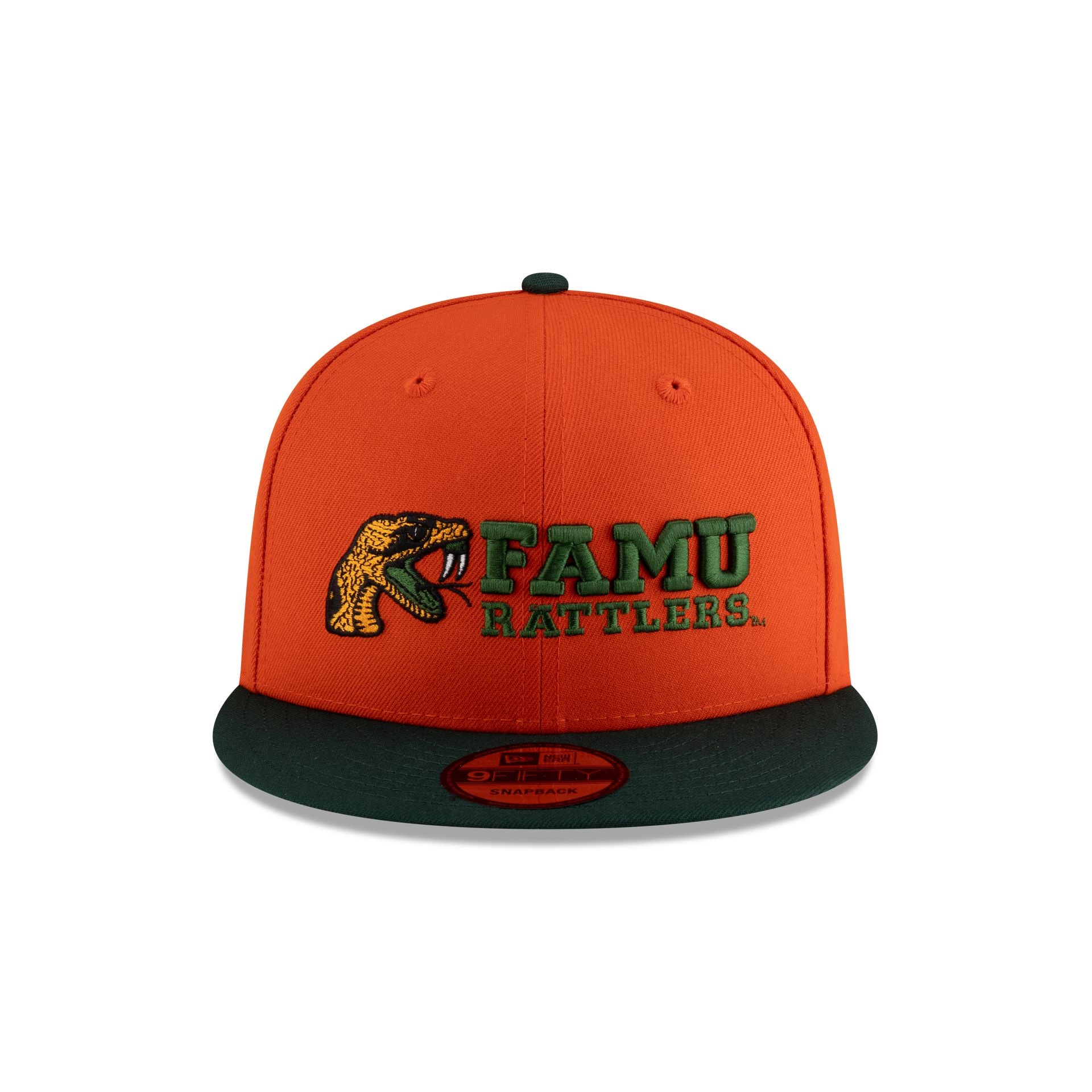 FAMU Rattlers Orange 9FIFTY Snapback Hat