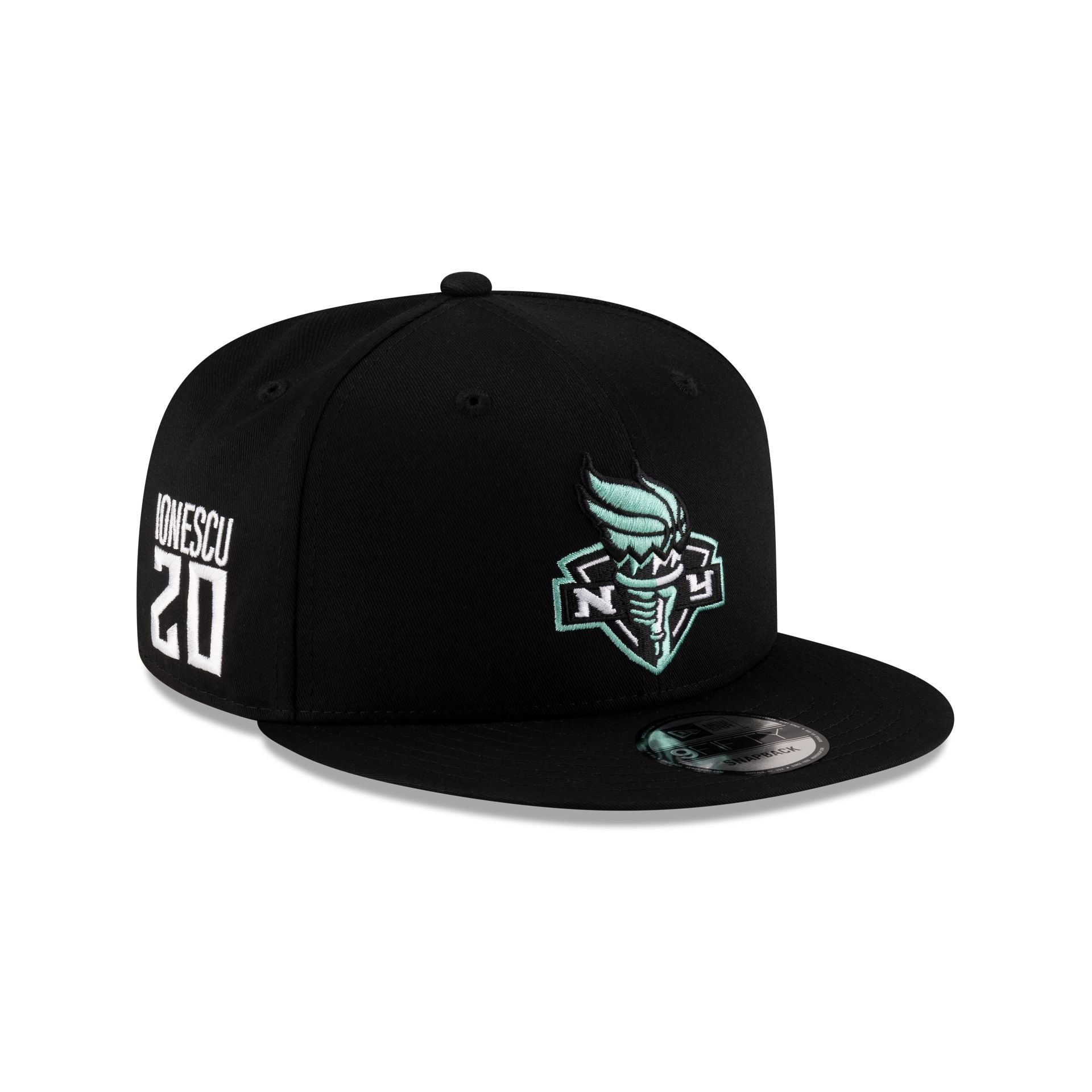 New York Liberty Sabrina Ionescu Black 9FIFTY Snapback Hat