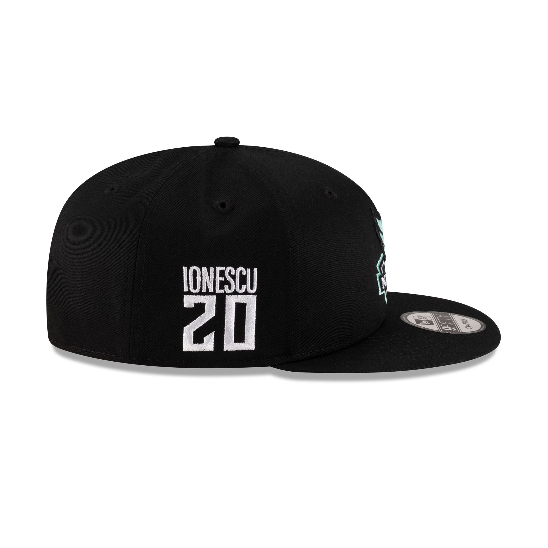 New York Liberty Sabrina Ionescu Black 9FIFTY Snapback Hat