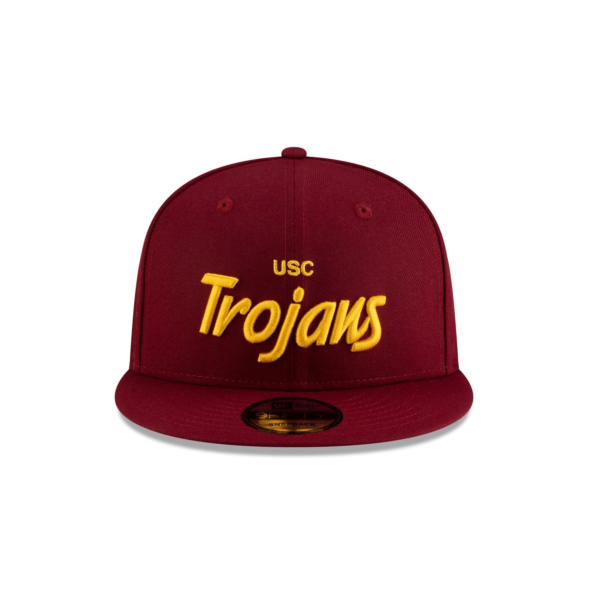 USC Trojans Cardinal Red Script 9FIFTY Snapback Hat