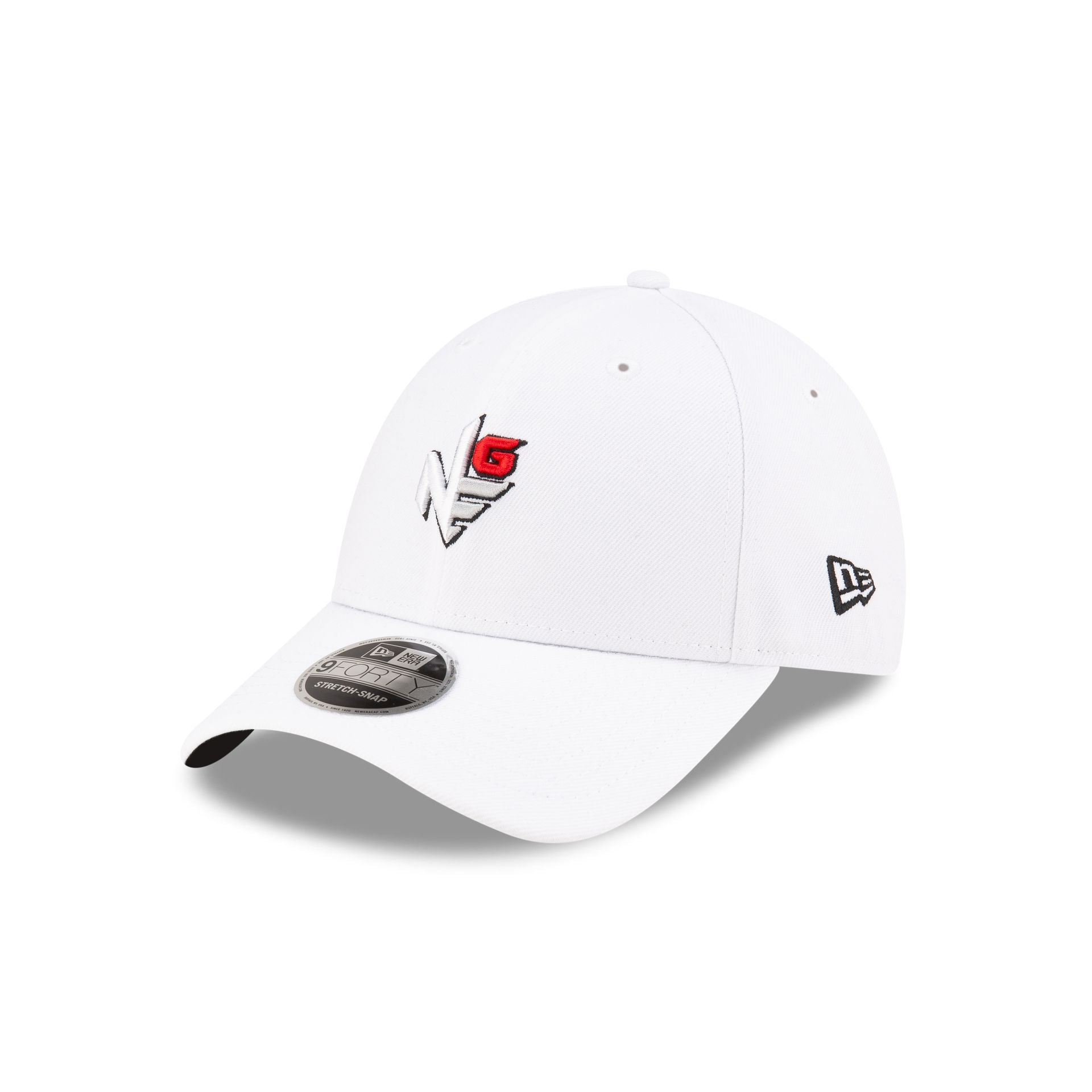 New Era Golf Optic White 9FORTY Stretch Snap Hat - Nextgenmallstore