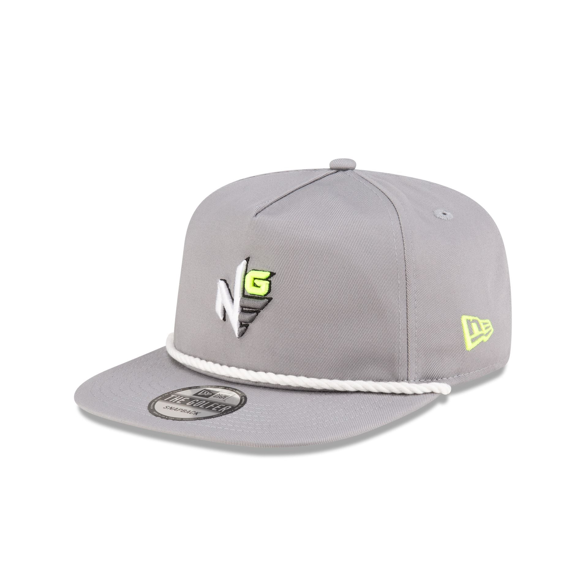 New Era Golf Gray Logo Golfer Hat - Nextgenmallstore