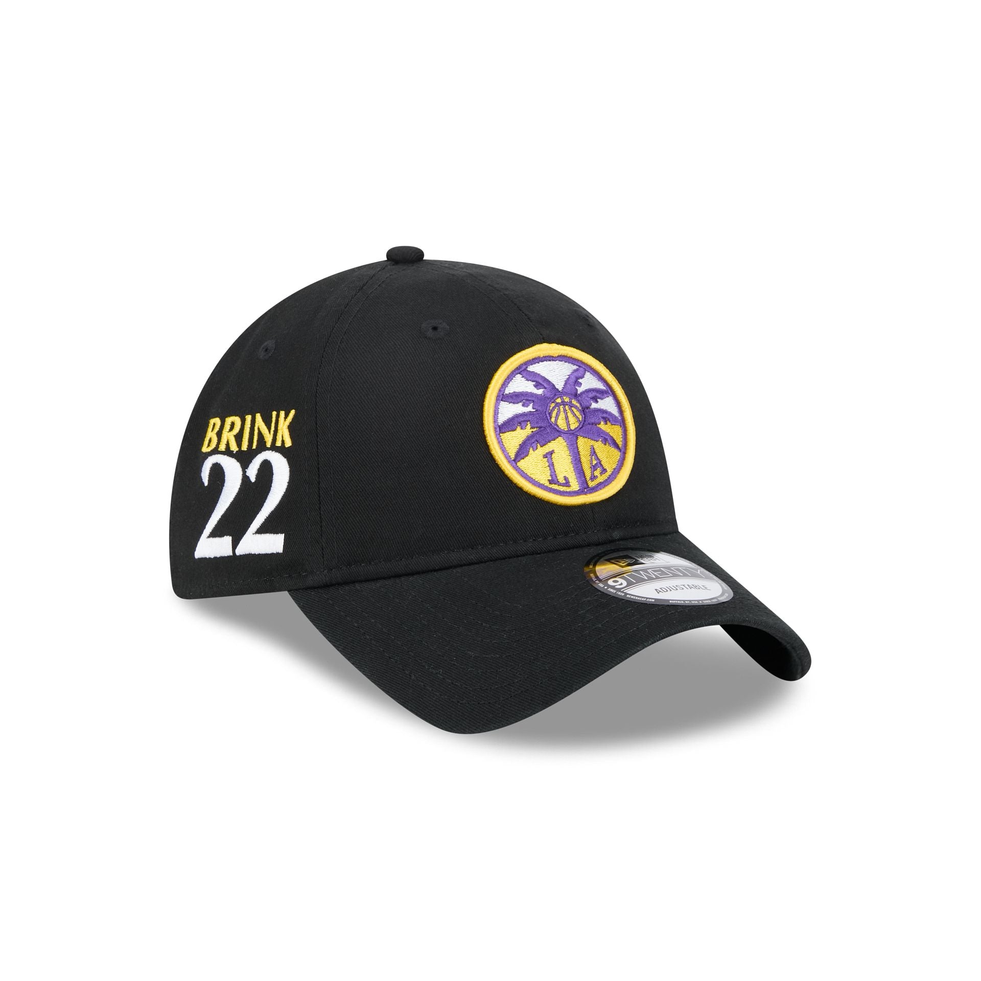 Los Angeles Sparks Cameron Brink Black 9TWENTY Adjustable Hat - Nextgenmallstore