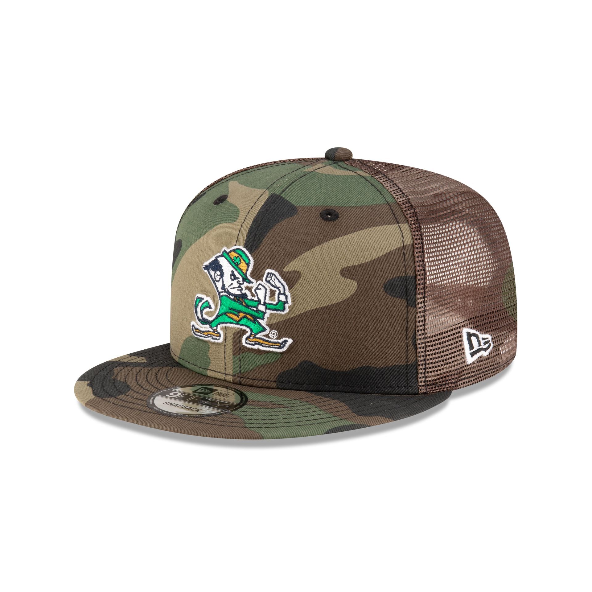Notre Dame Fighting Irish Camo 9FIFTY Trucker Hat - Nextgenmallstore