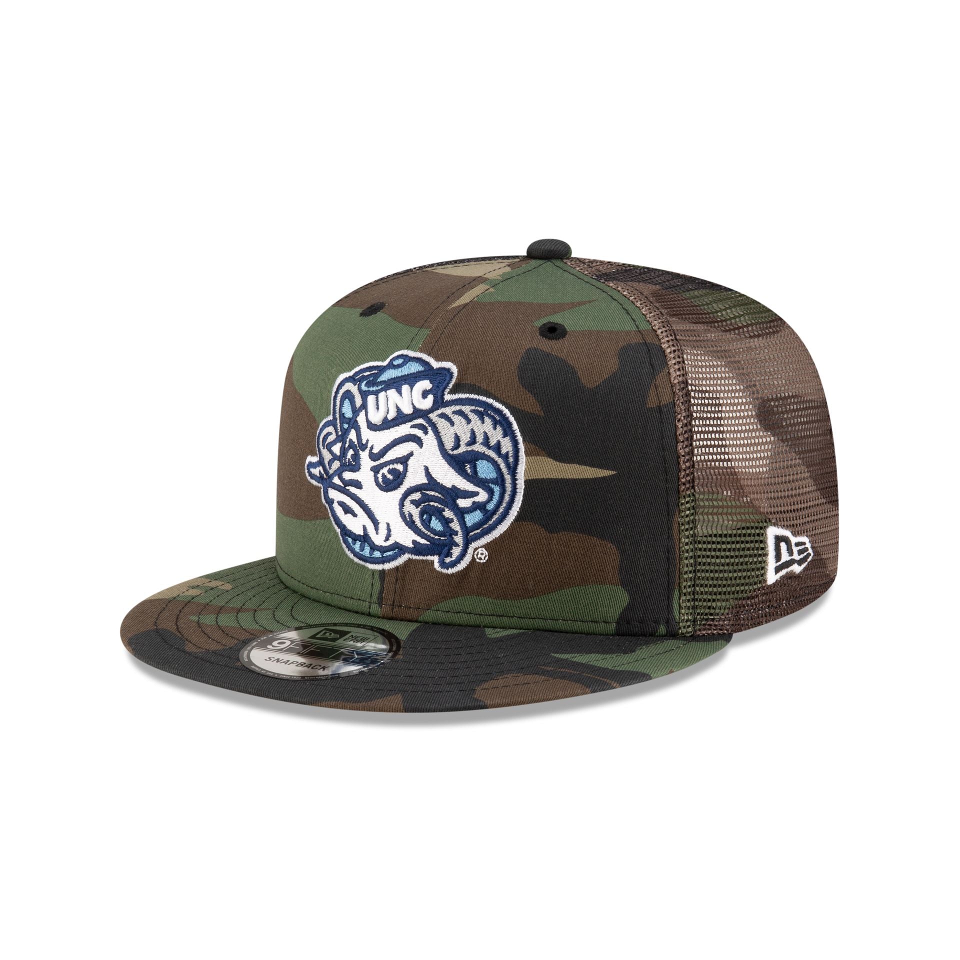 North Carolina Tar Heels Camo 9FIFTY Trucker Hat - Nextgenmallstore