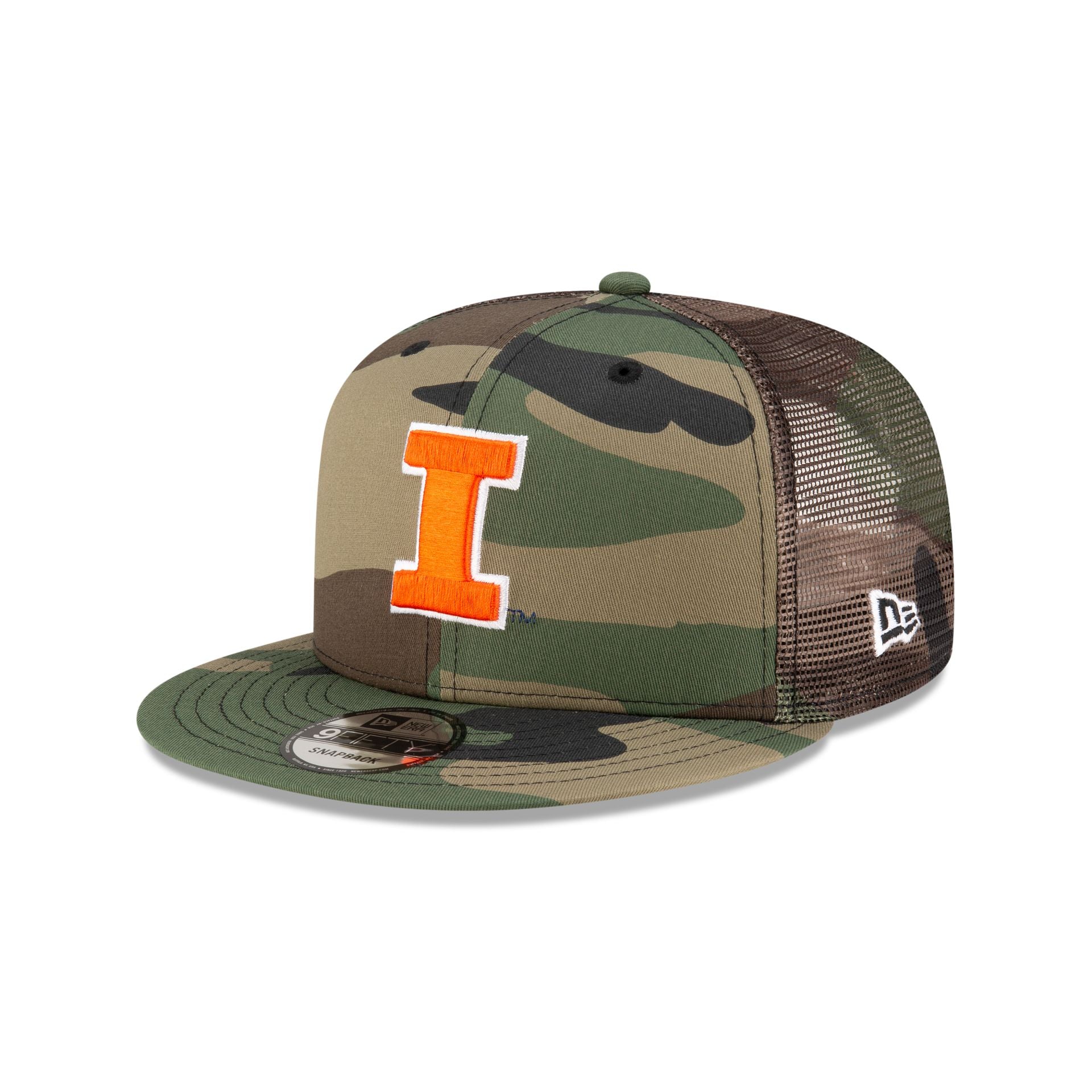 Illinois Fighting Illini Camo 9FIFTY Trucker Hat - Nextgenmallstore