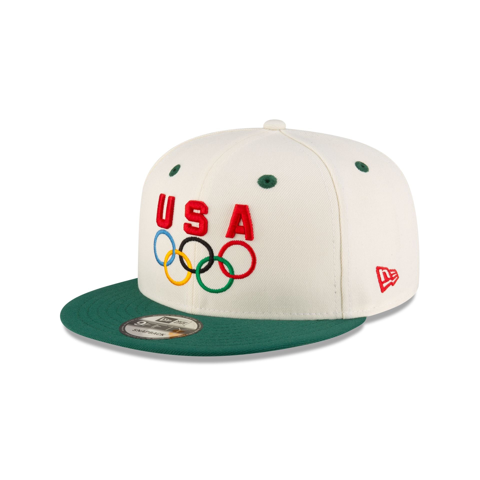 Team USA Chrome Green 9FIFTY Snapback Hat