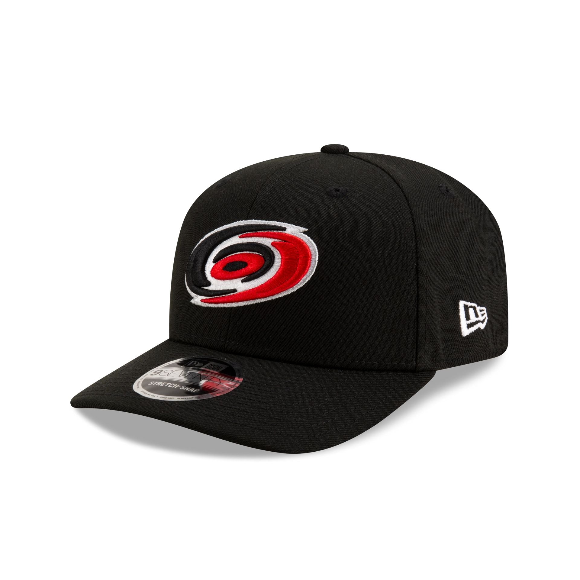 Carolina Hurricanes Black 9SEVENTY Stretch-Snap Hat - Nextgenmallstore