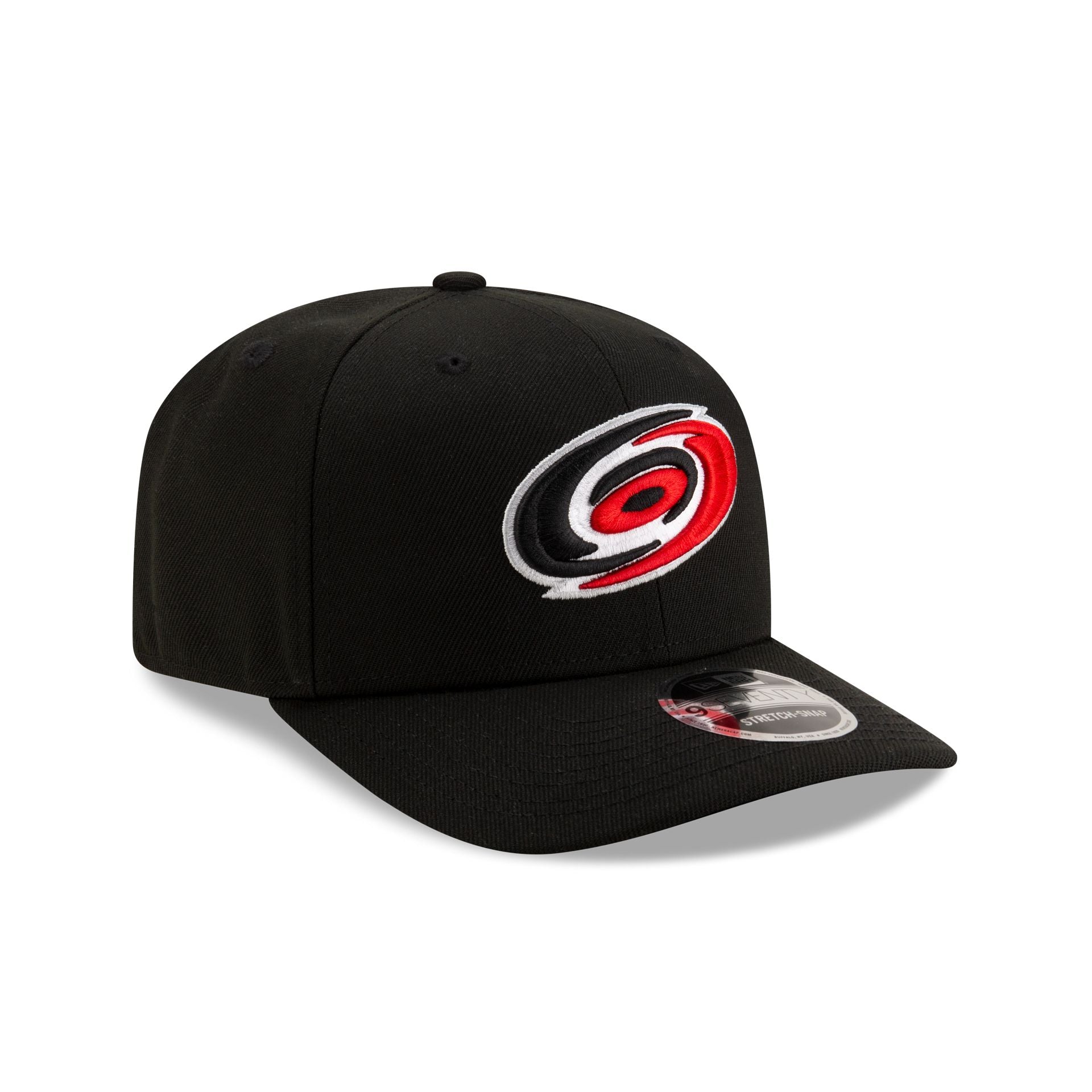 Carolina Hurricanes Black 9SEVENTY Stretch-Snap Hat