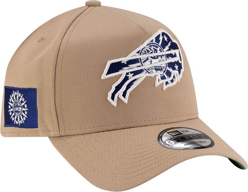 Buffalo Bills City Flag Camel 9FORTY A-Frame Snapback Hat