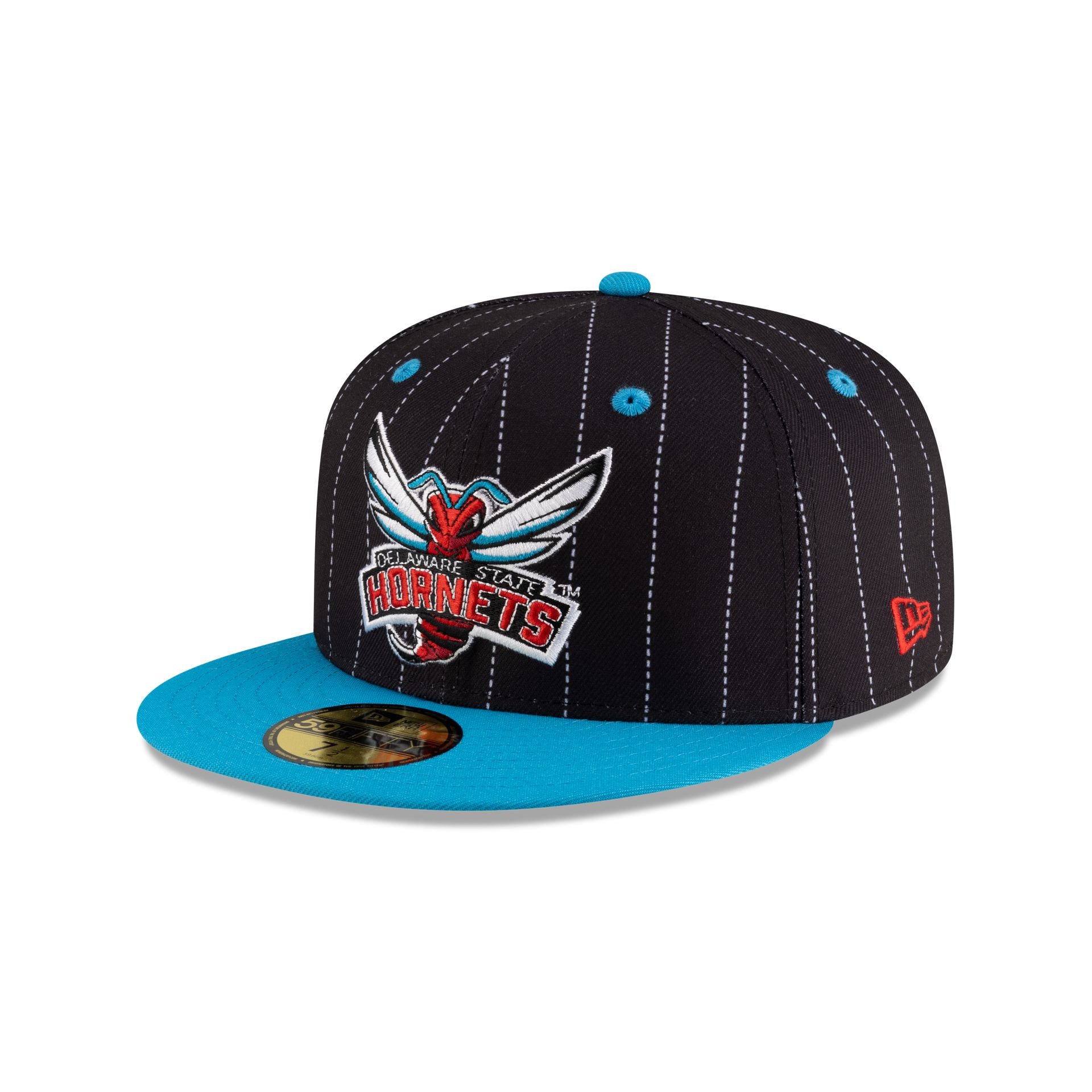 Just Caps HBCU Delaware State Hornets 59FIFTY Fitted Hat - Nextgenmallstore