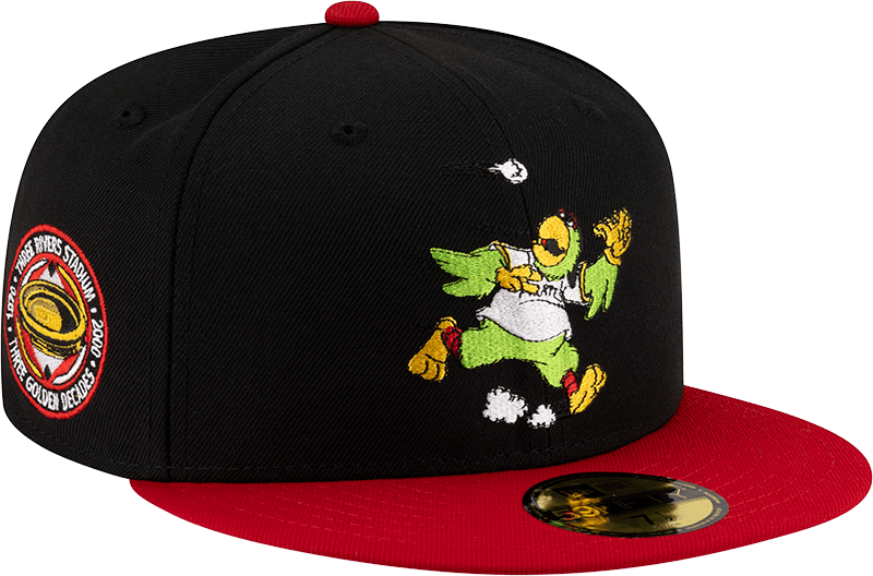 Pittsburgh Pirates Mascot Black 59FIFTY Fitted Hat