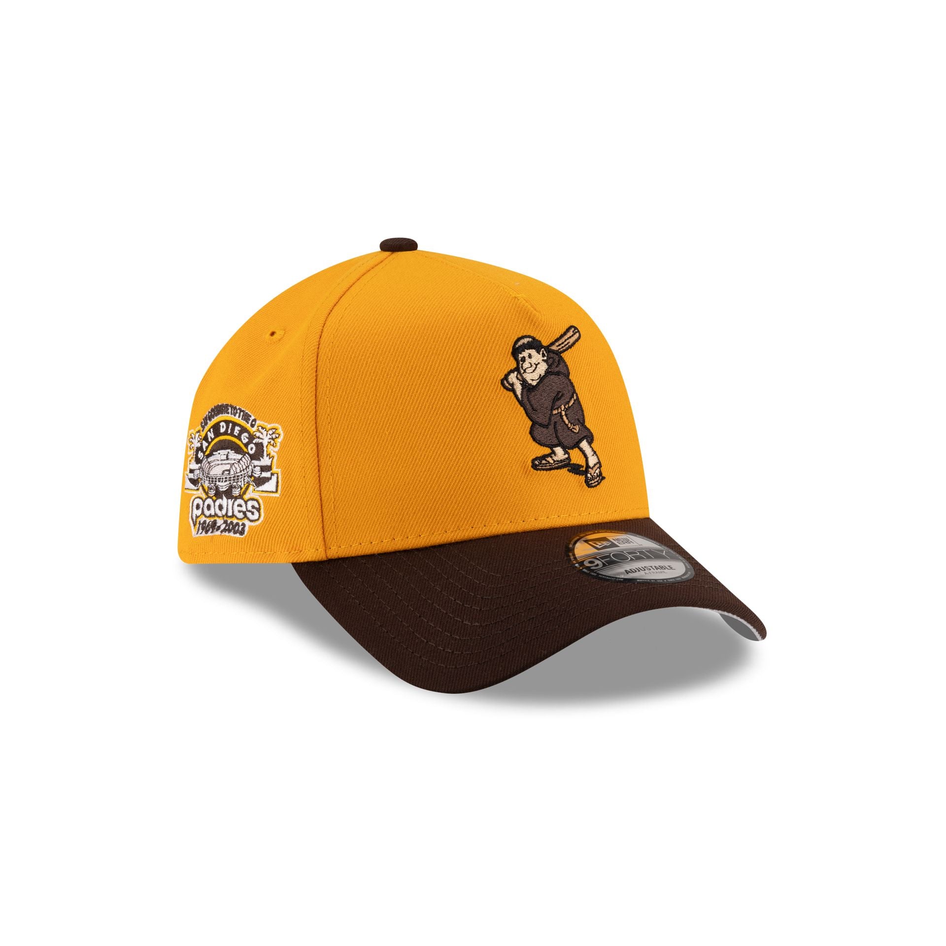 San Diego Padres Mascot Yellow 9FORTY A-Frame Snapback Hat - Nextgenmallstore
