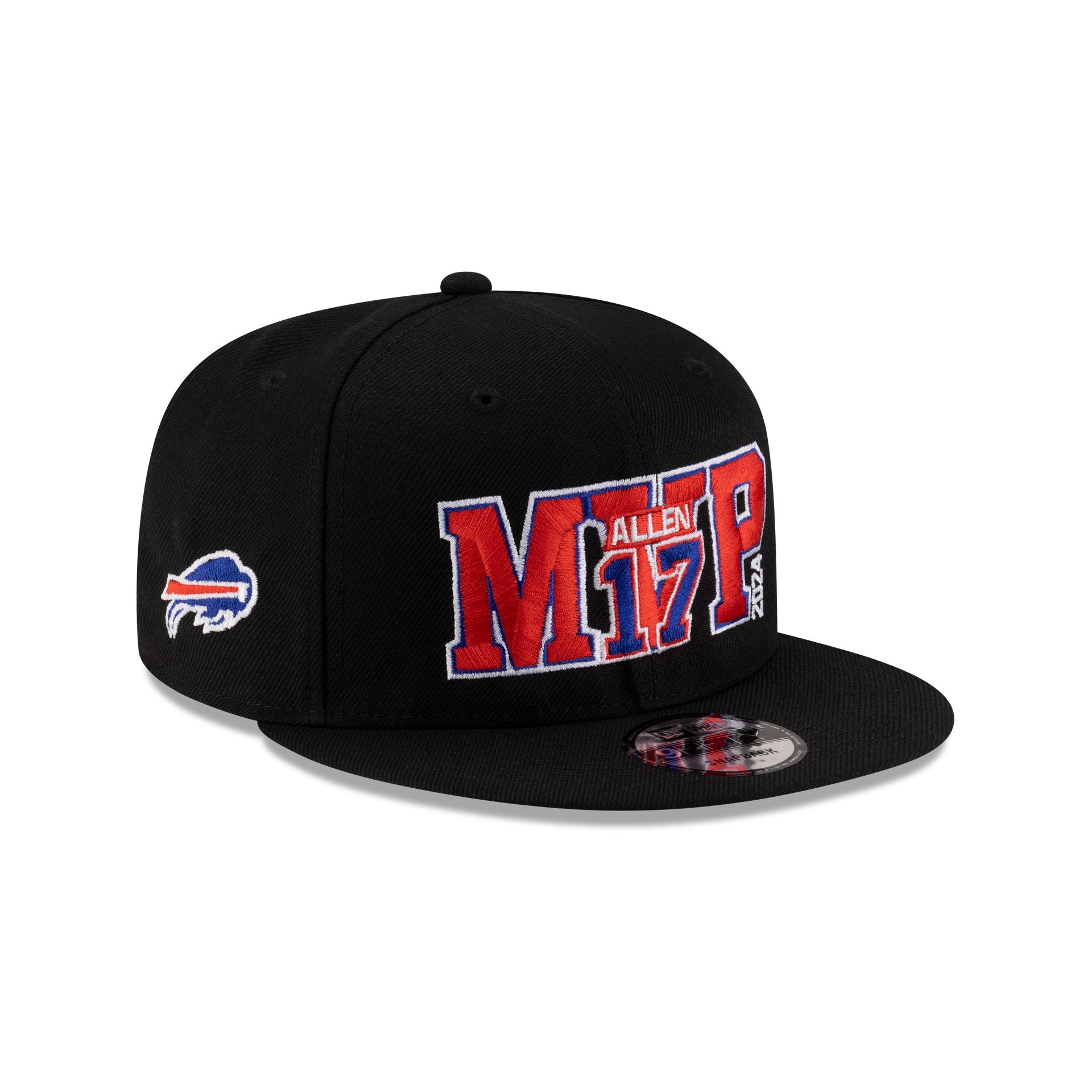 Buffalo Bills Josh Allen MVP Black 9FIFTY Snapback Hat - Nextgenmallstore