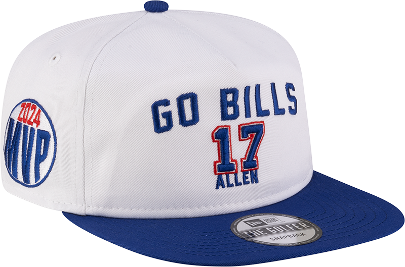 Buffalo Bills Josh Allen MVP White Golfer Hat