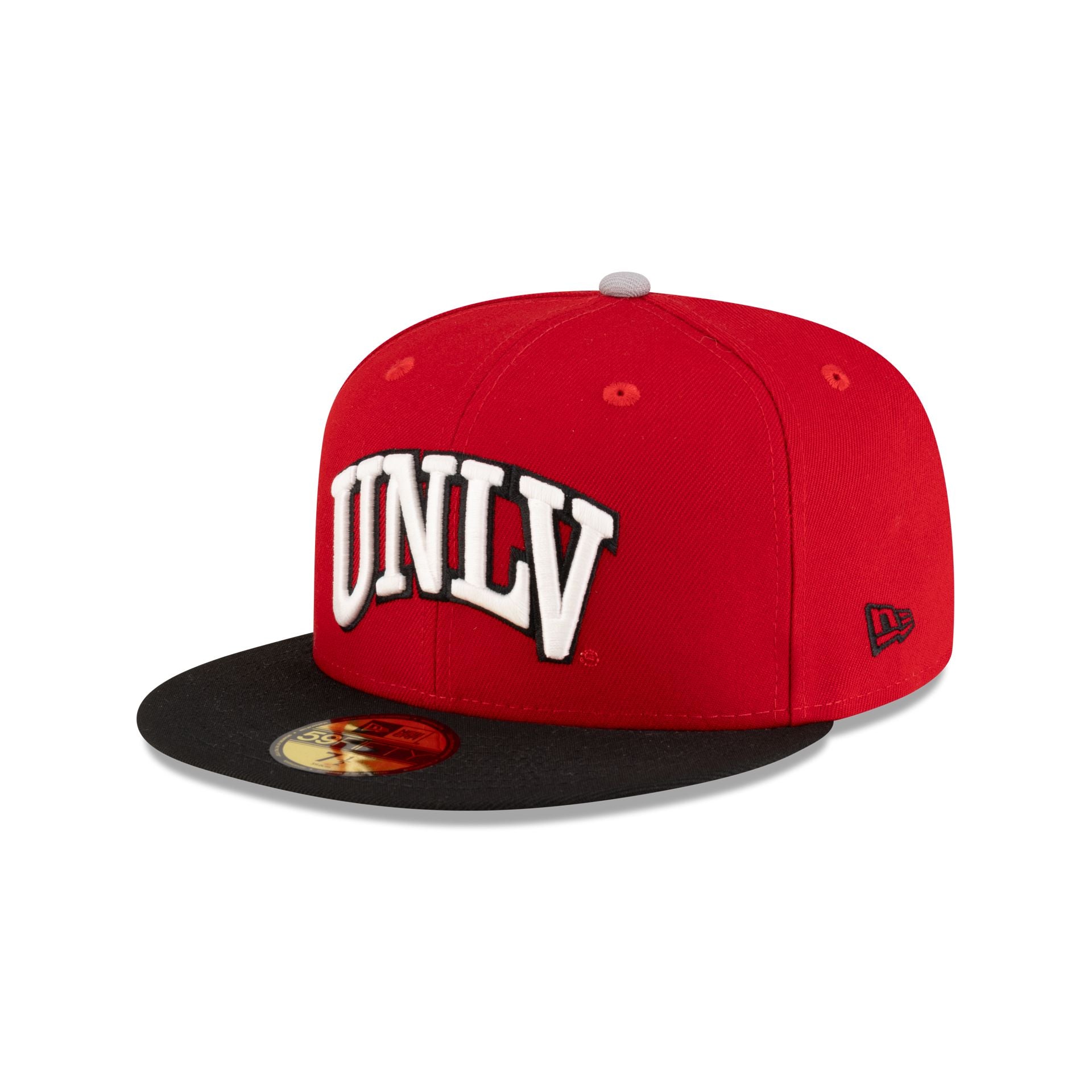 UNLV Runnin' Rebels Scarlet Black 59FIFTY Fitted Hat - Nextgenmallstore