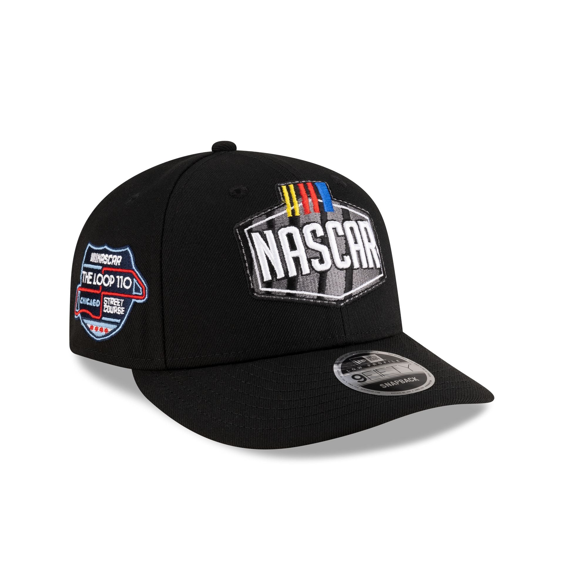 NASCAR Chicago Street Race Black Low Profile 9FIFTY Snapback Hat - Nextgenmallstore