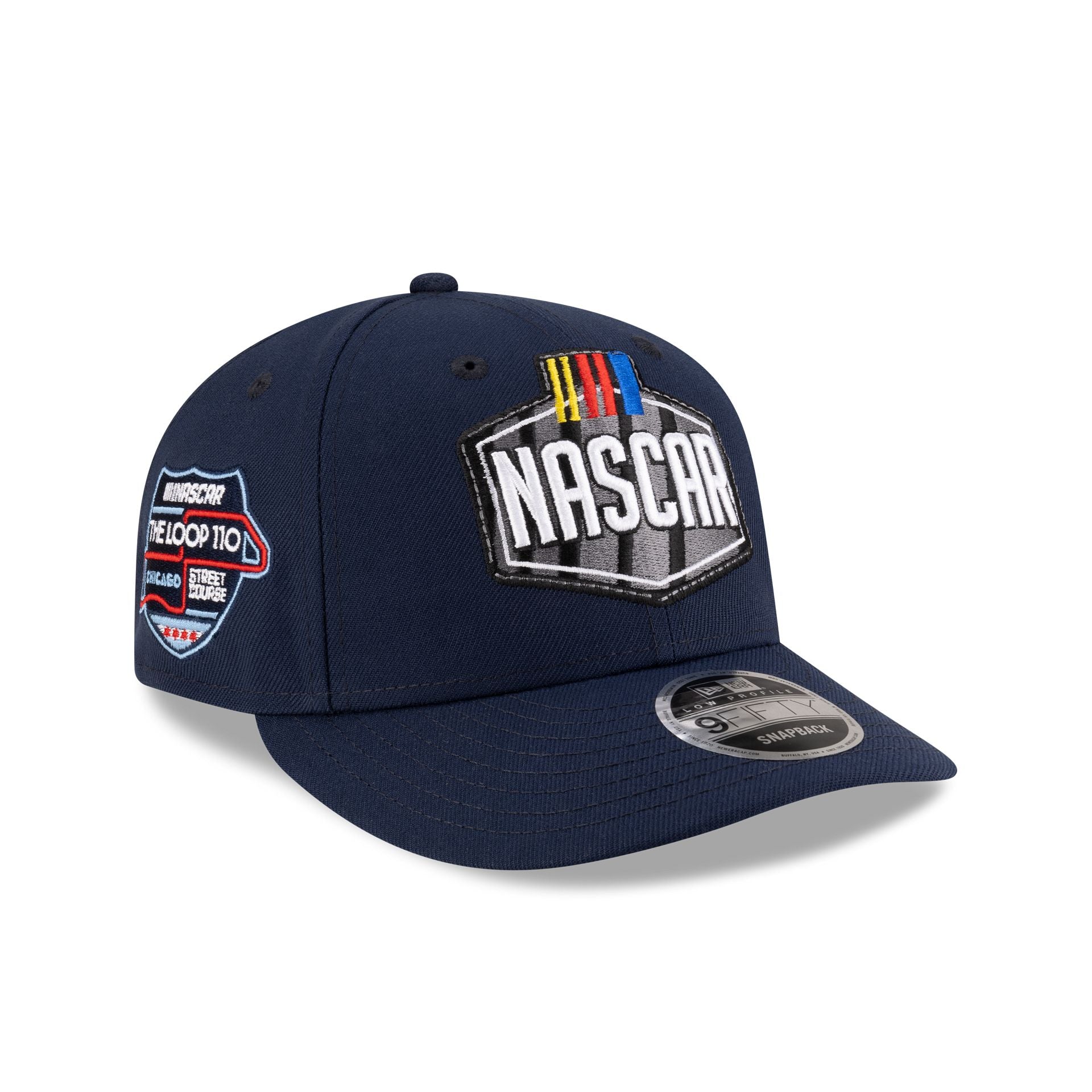 NASCAR Chicago Street Race Navy Low Profile 9FIFTY Snapback Hat - Nextgenmallstore