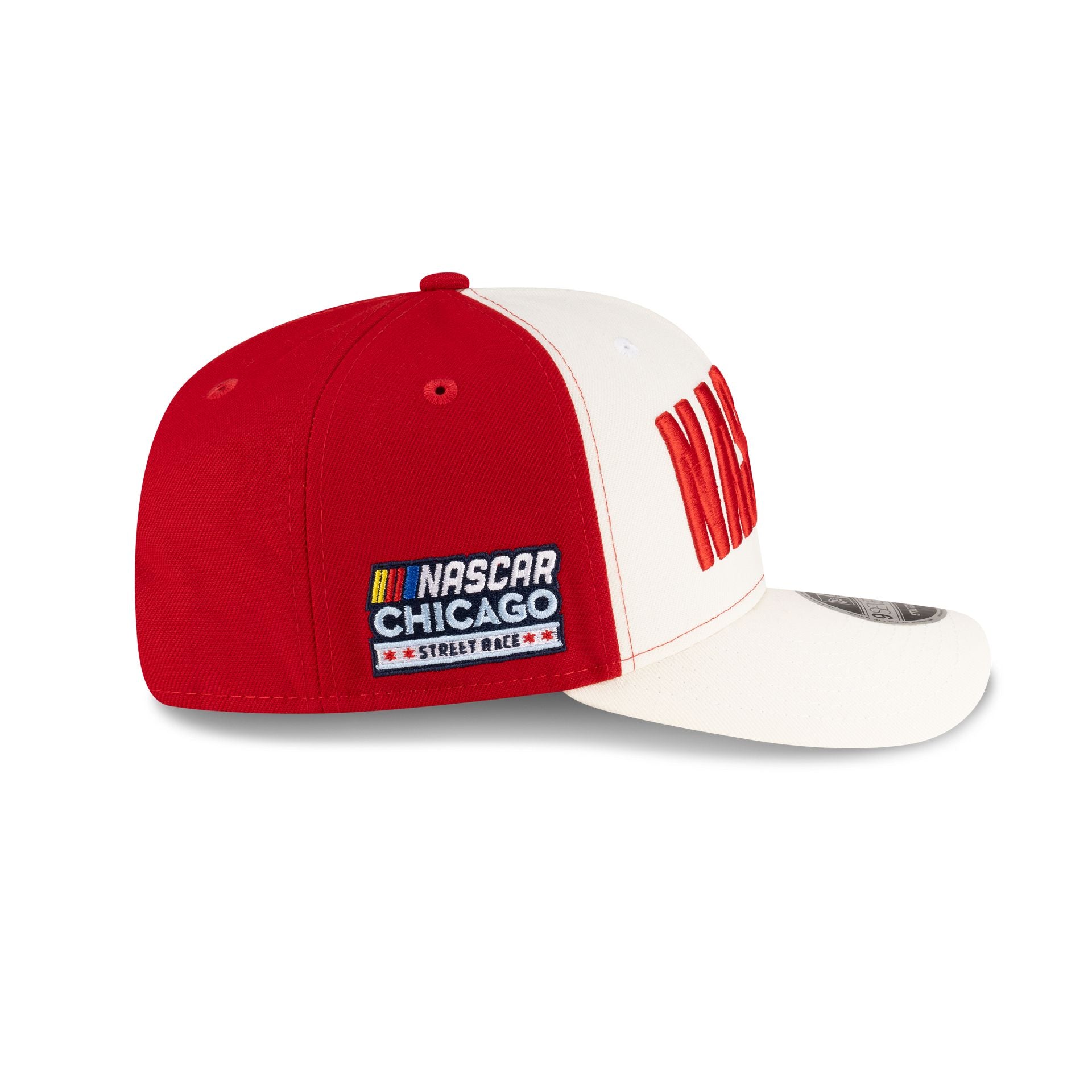 NASCAR Chicago Street Race Chrome Red 9SEVENTY Stretch-Snap Hat