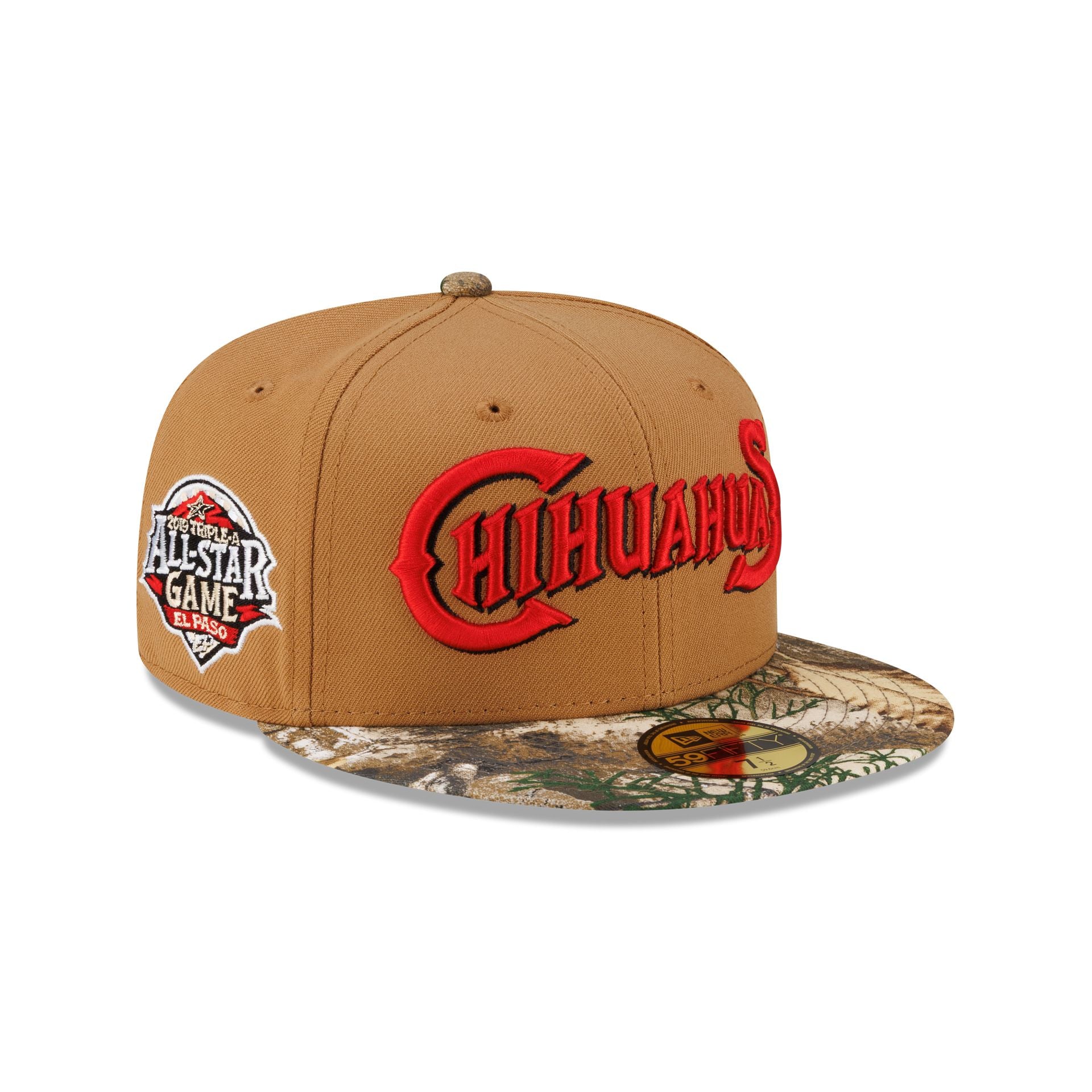 Just Caps Realtree El Paso Chihuahuas 59FIFTY Fitted Hat - Nextgenmallstore