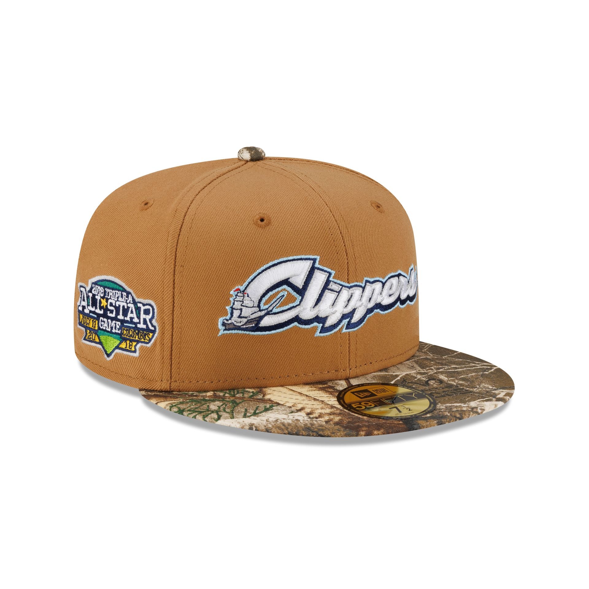 Just Caps Realtree Columbus Clippers 59FIFTY Fitted Hat - Nextgenmallstore