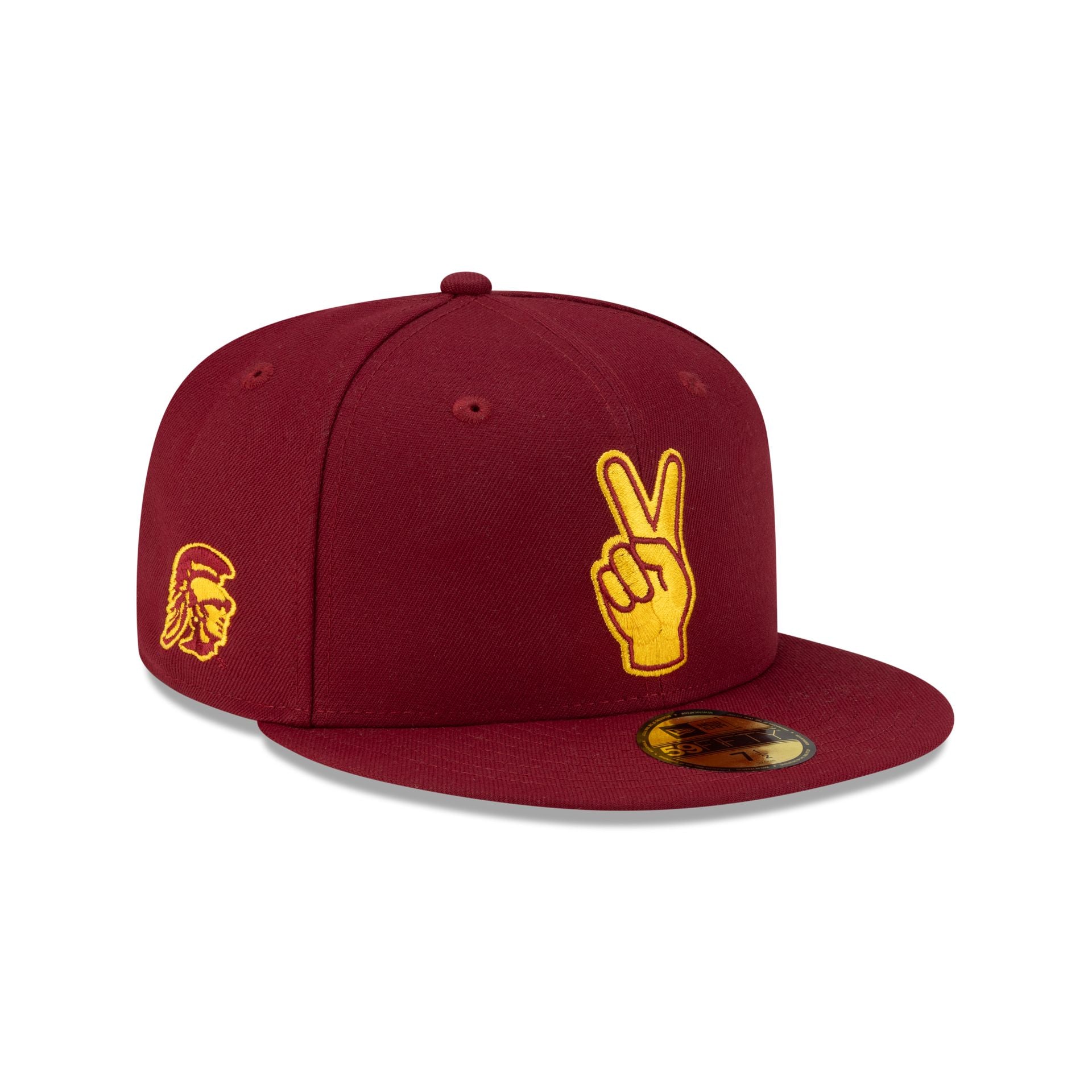 USC Trojans Hand Signs 59FIFTY Fitted Hat - Nextgenmallstore