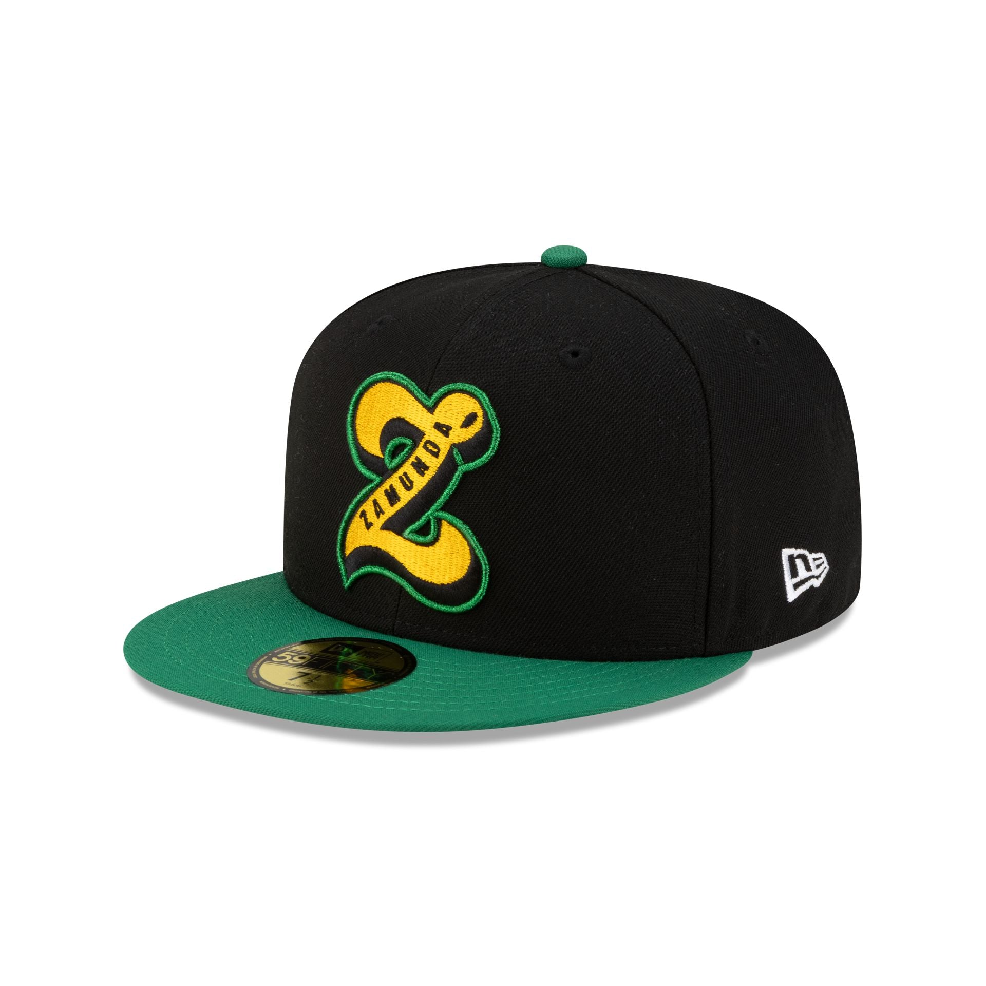 Coming to America Zamunda Black Green 59FIFTY Fitted Hat - Nextgenmallstore