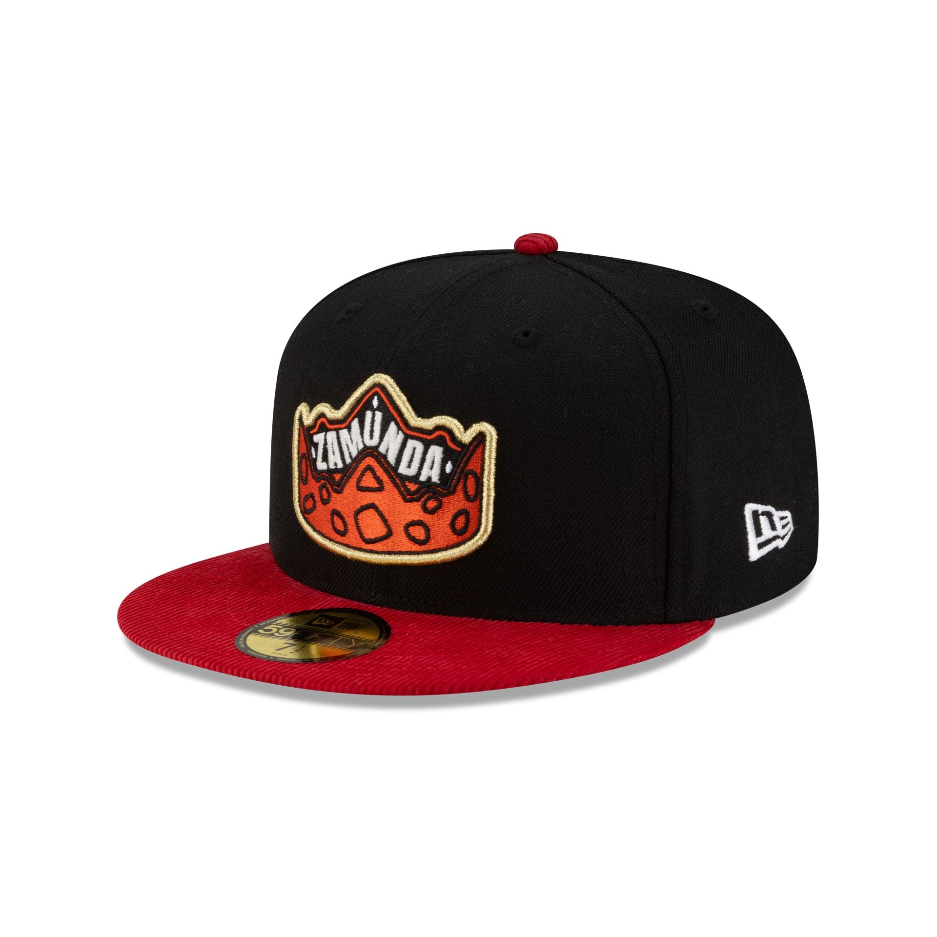Coming to America Zamunda Black Orange 59FIFTY Fitted Hat - Nextgenmallstore