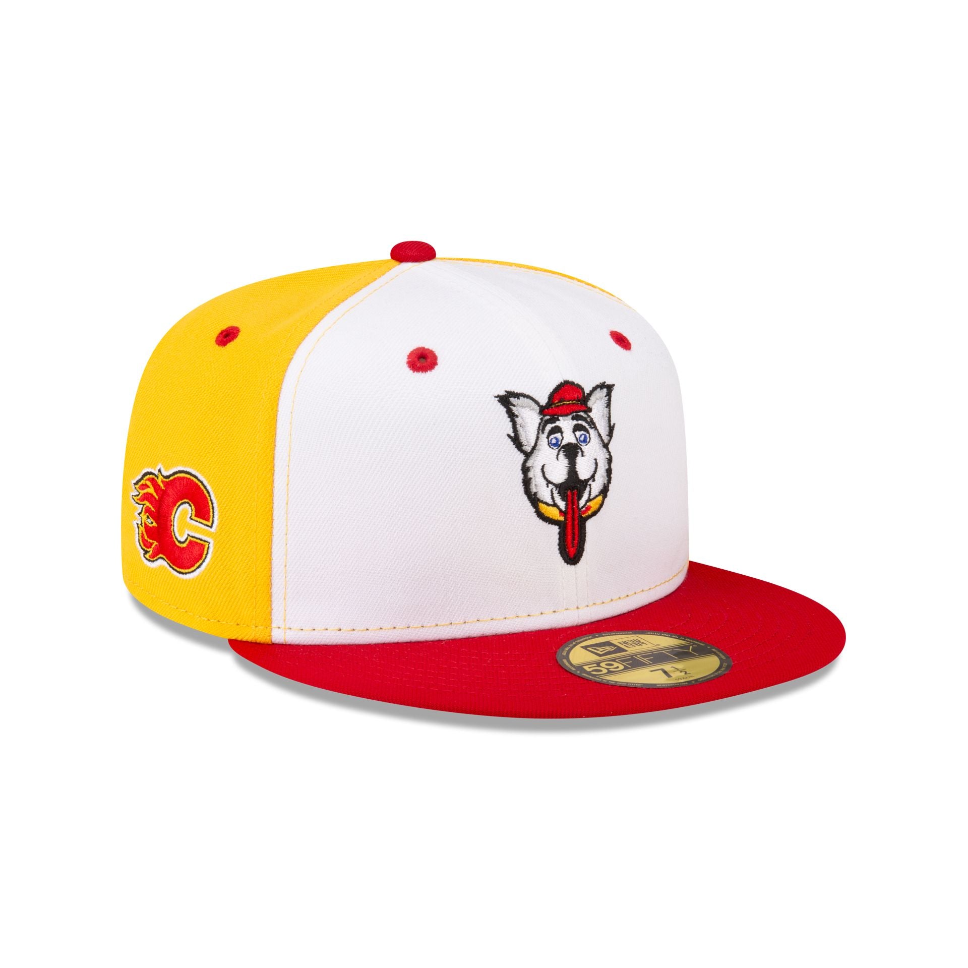 Calgary Flames Mascot 59FIFTY Fitted Hat - Nextgenmallstore
