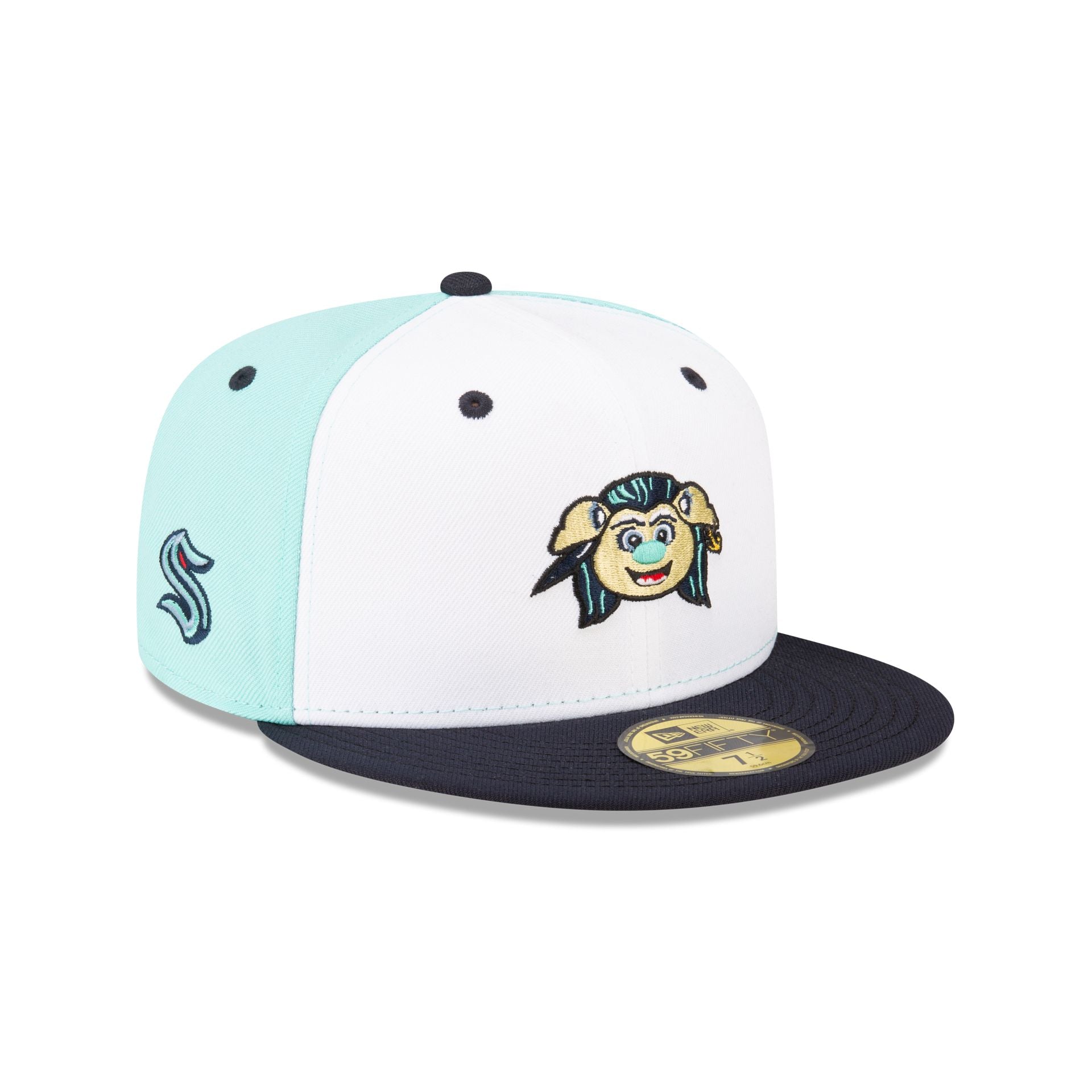 Seattle Kraken Mascot 59FIFTY Fitted Hat - Nextgenmallstore