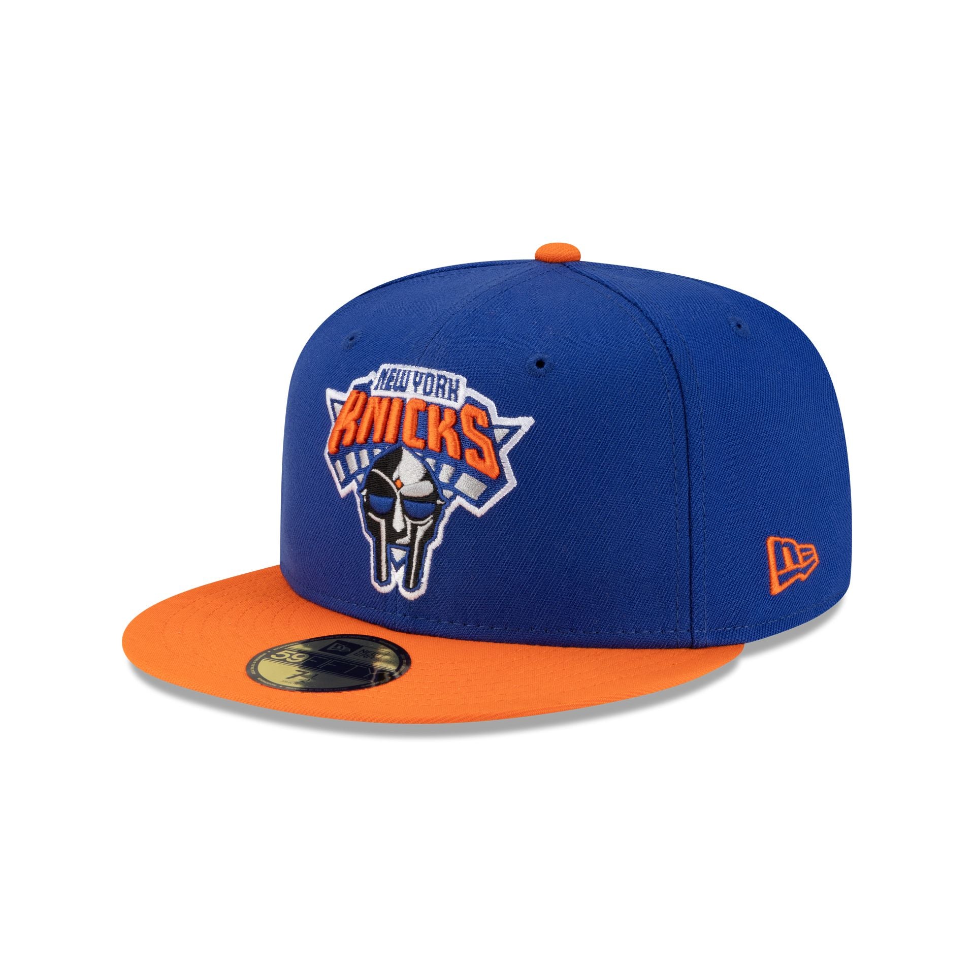 MF DOOM x New York Knicks Blue 59FIFTY Fitted Hat - Nextgenmallstore