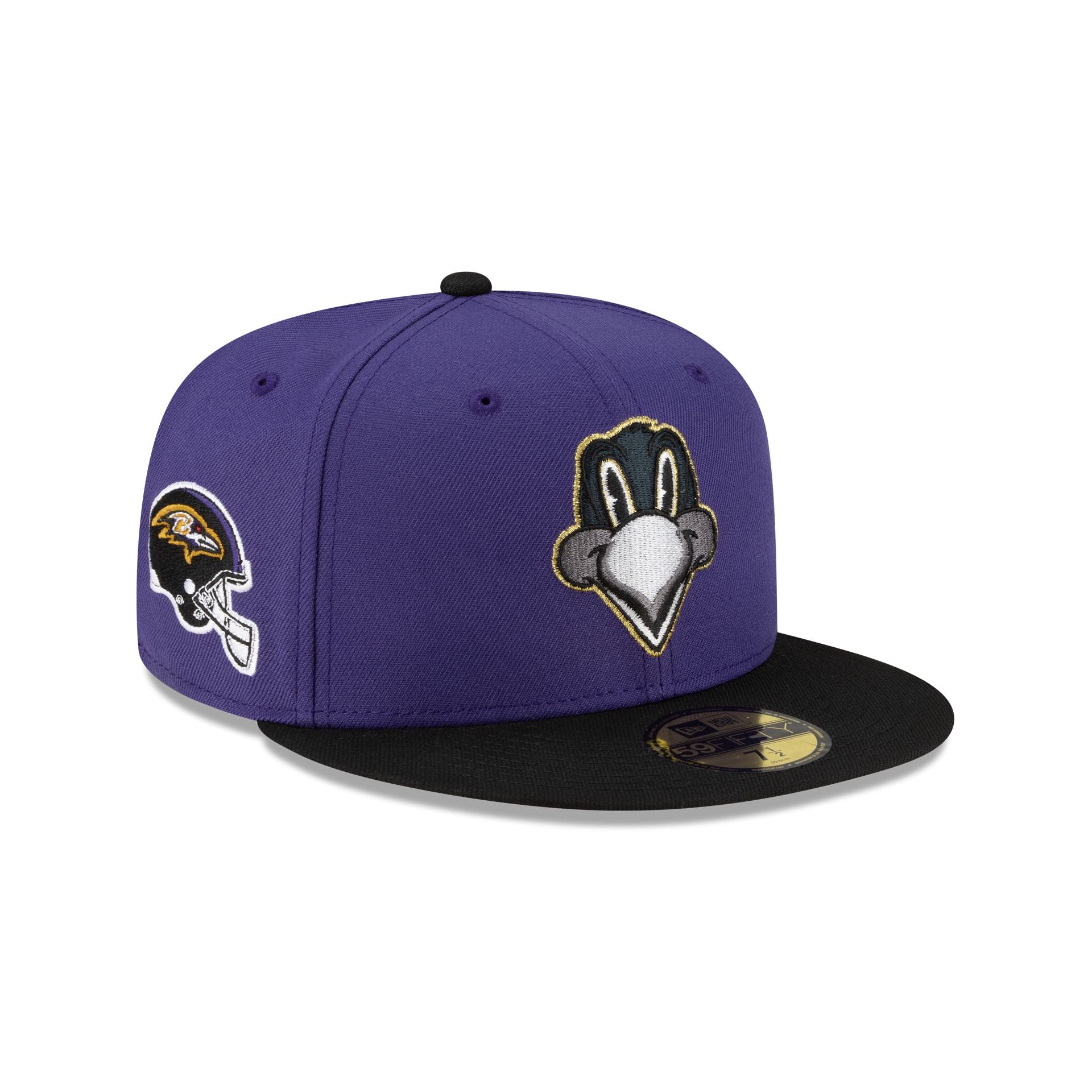 Baltimore Ravens Mascot 59FIFTY Fitted Hat - Nextgenmallstore