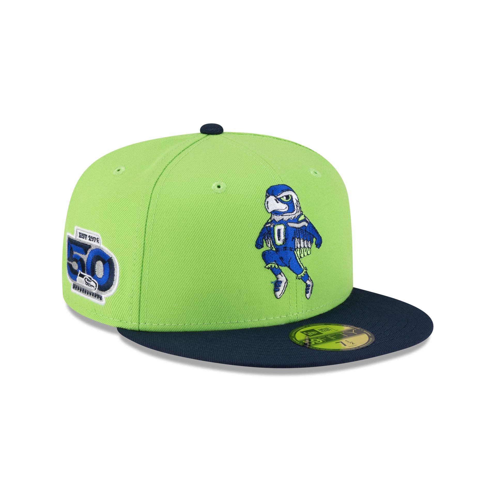 Seattle Seahawks Mascot 59FIFTY Fitted Hat