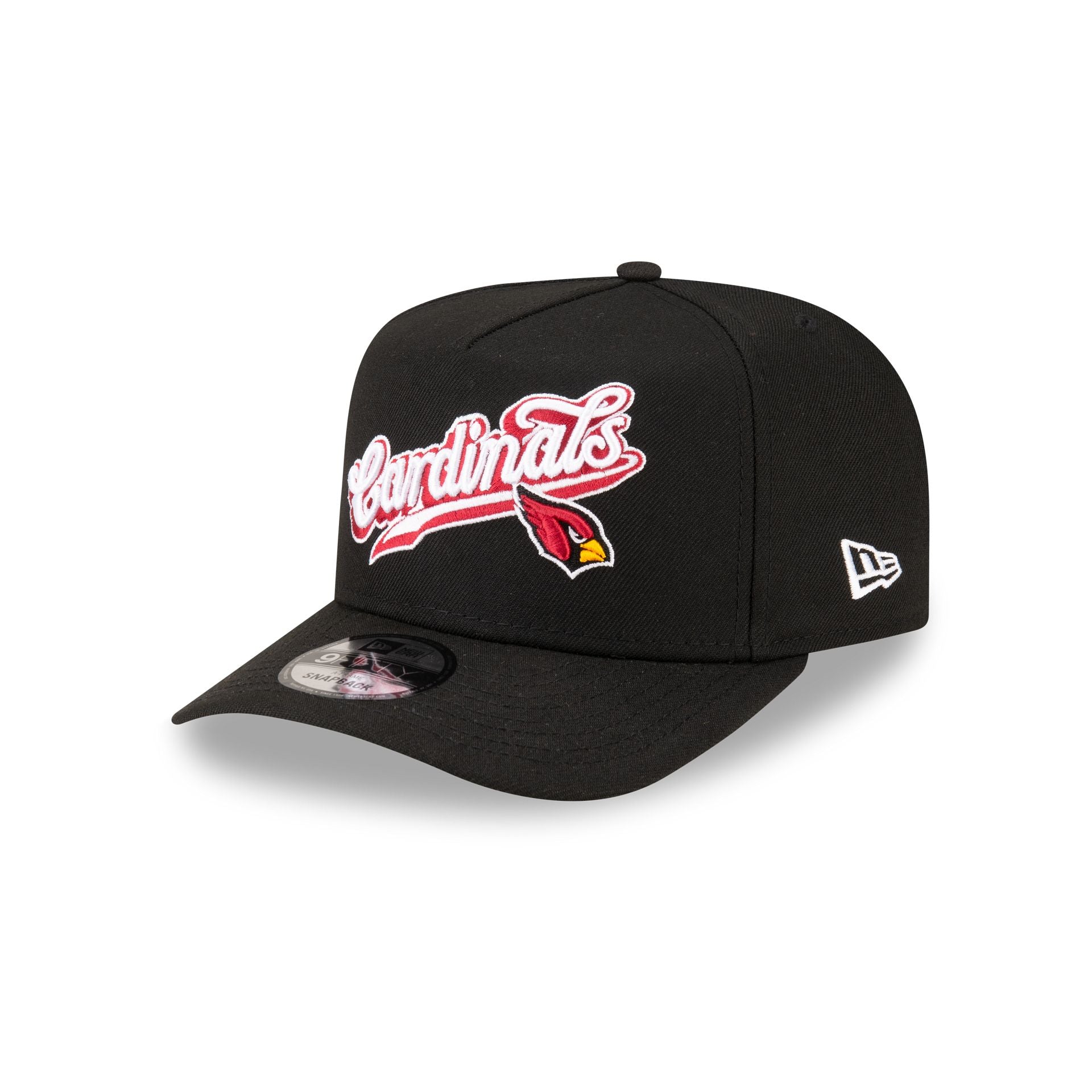 Born x Raised x Arizona Cardinals Script Black 9FIFTY A-Frame Snapback Hat - Nextgenmallstore