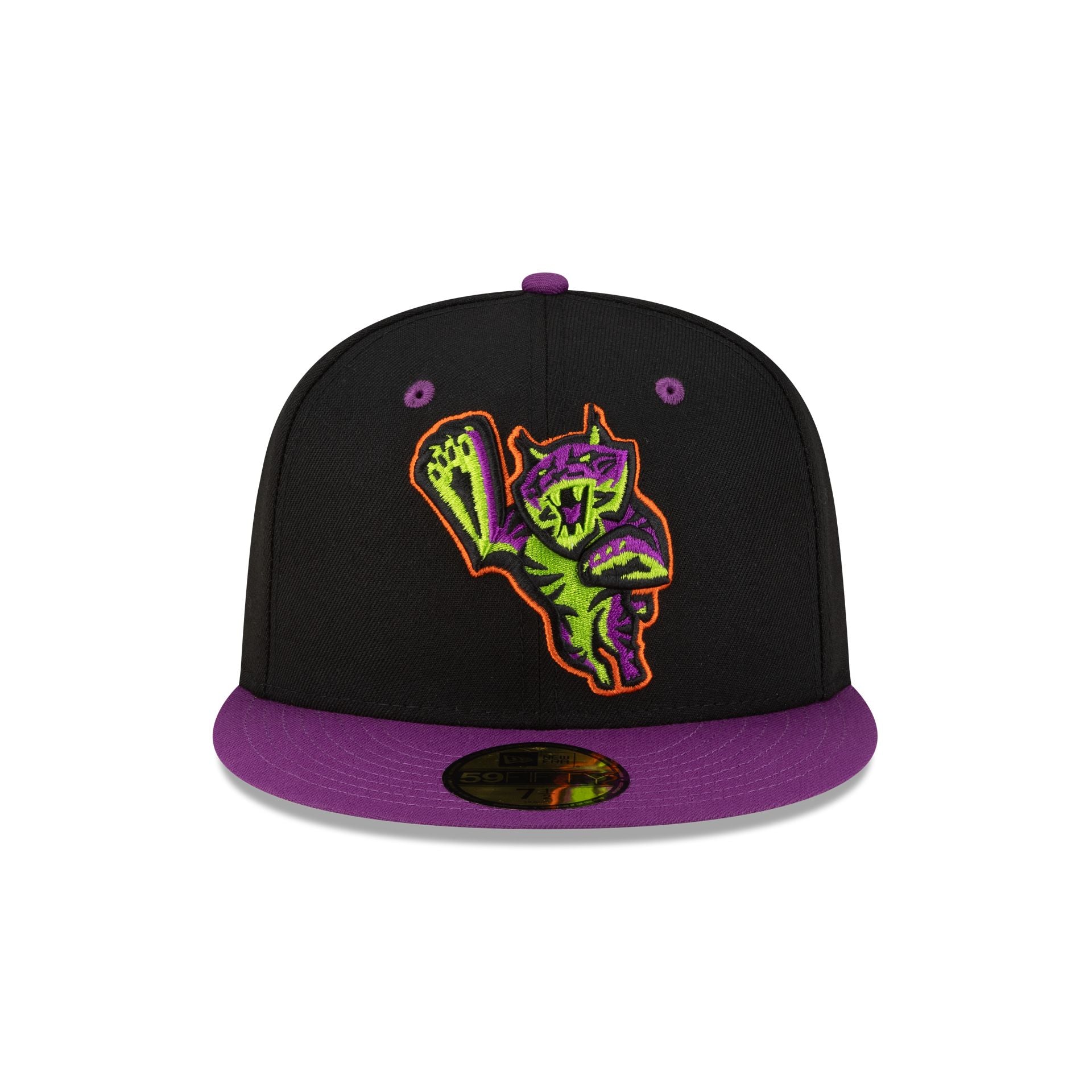 Lynchburg Hillcats Halloween Purple 59FIFTY Fitted Hat