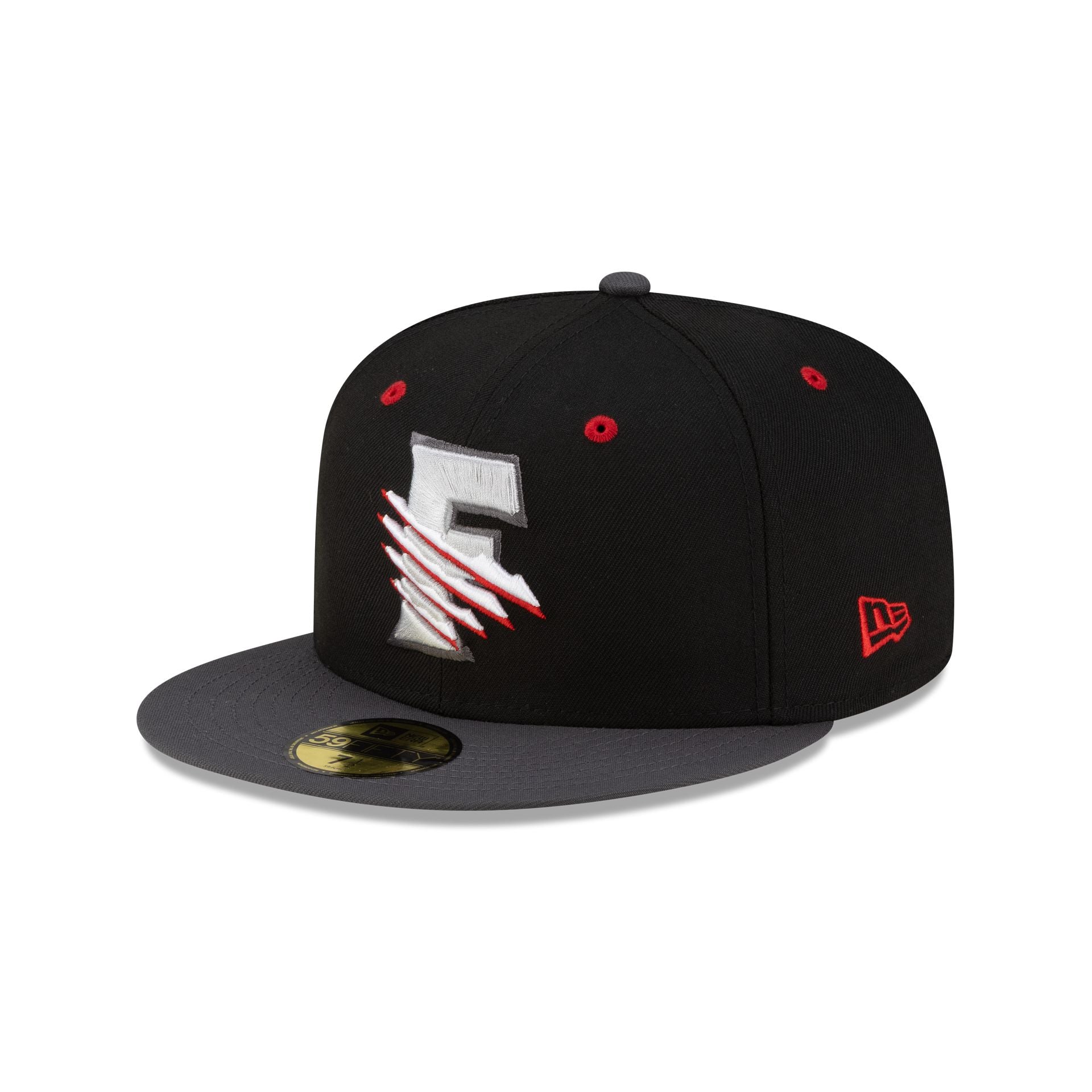 Fresno Grizzlies Halloween Red 59FIFTY Fitted Hat - Nextgenmallstore