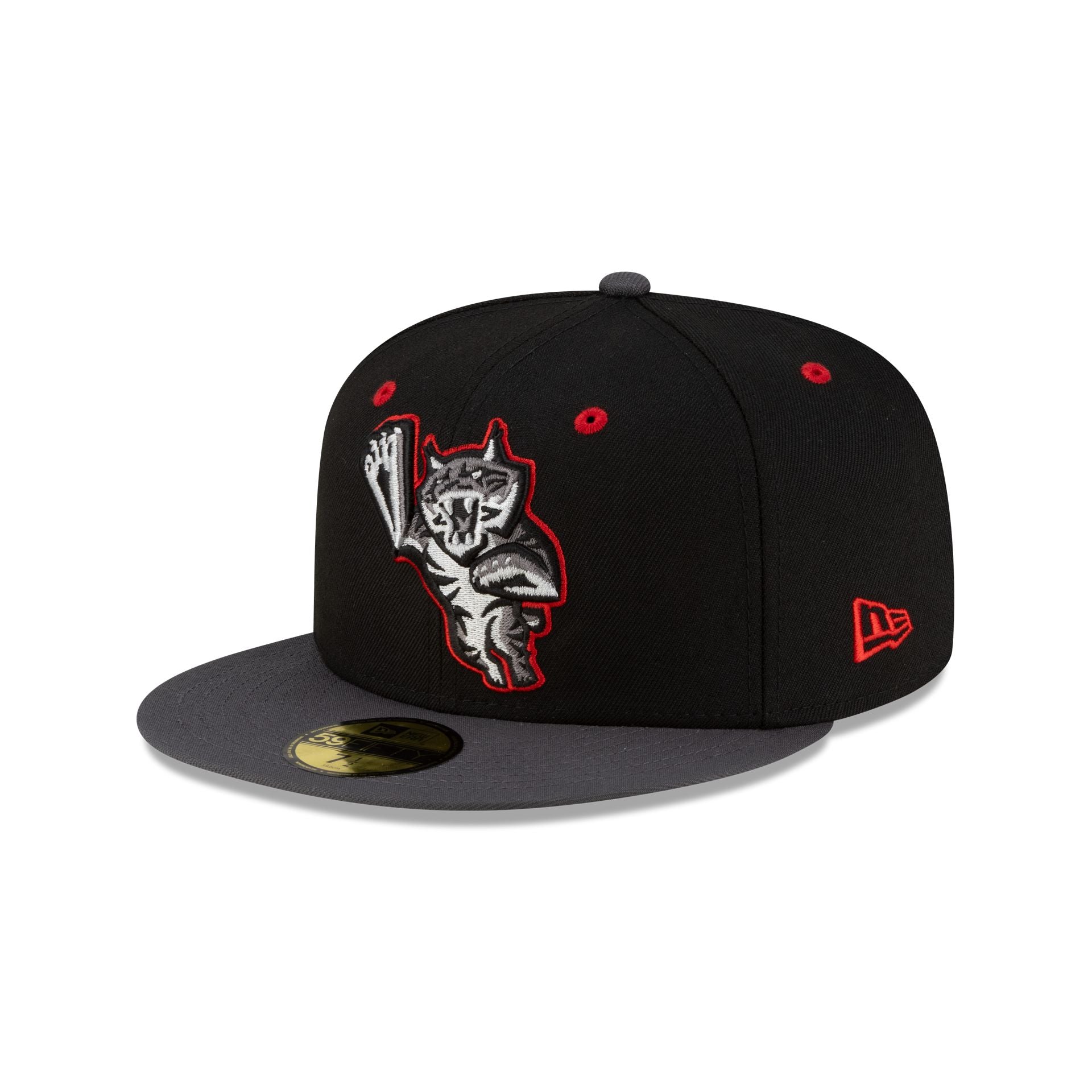 Lynchburg Hillcats Halloween Red 59FIFTY Fitted Hat - Nextgenmallstore